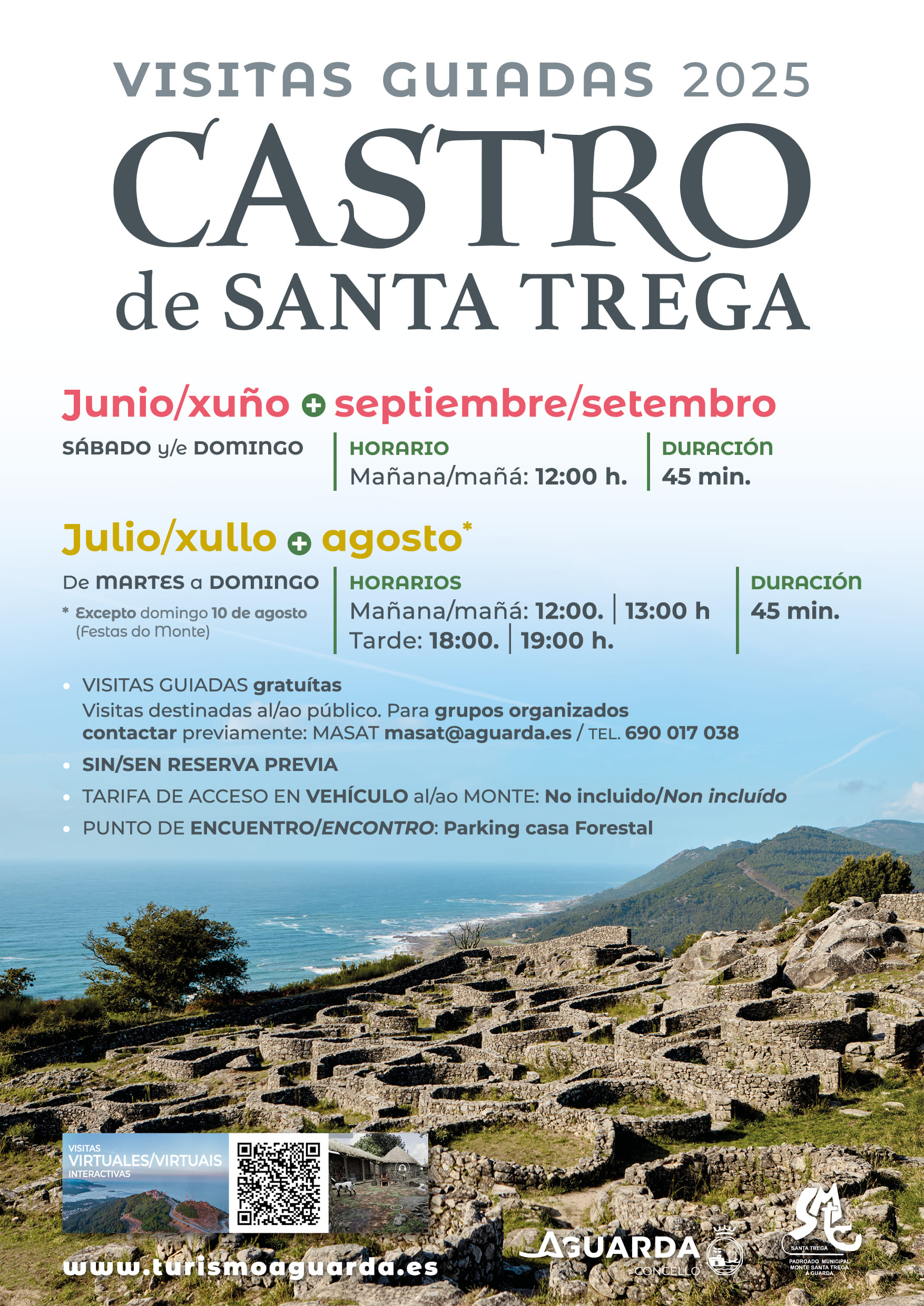 visitas guiadas Castro de Santa Trega verán 2025