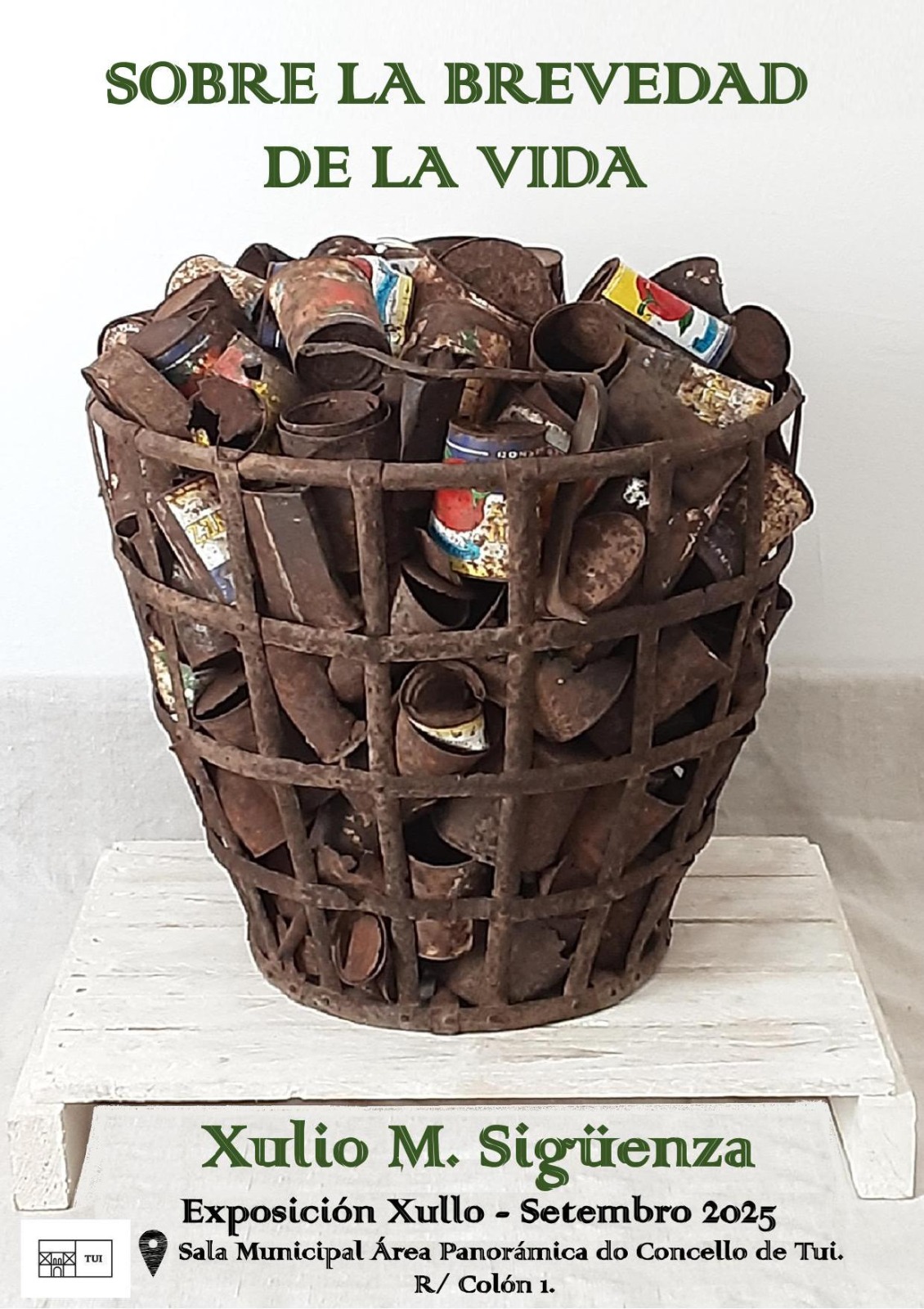 25062025 Cartel exposición Xulio M. Sigüenza