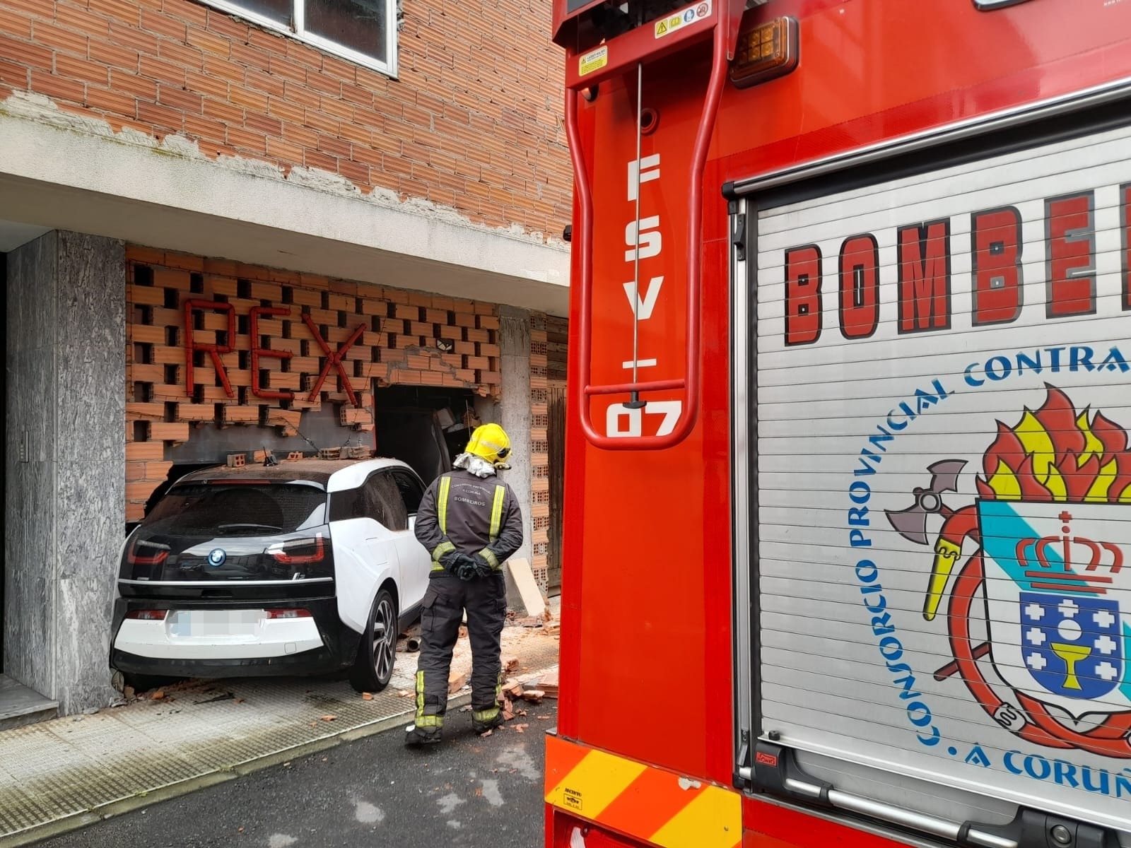 Accidente concello Bergondo