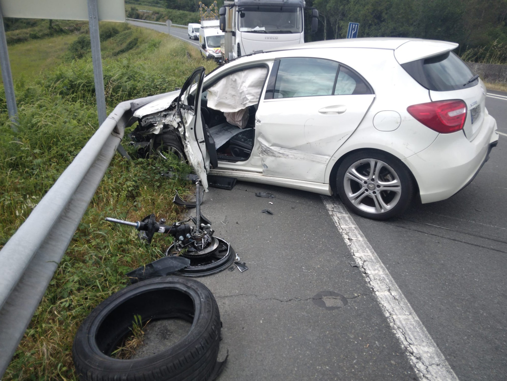 Accidente tráfico Boente Arzúa 1