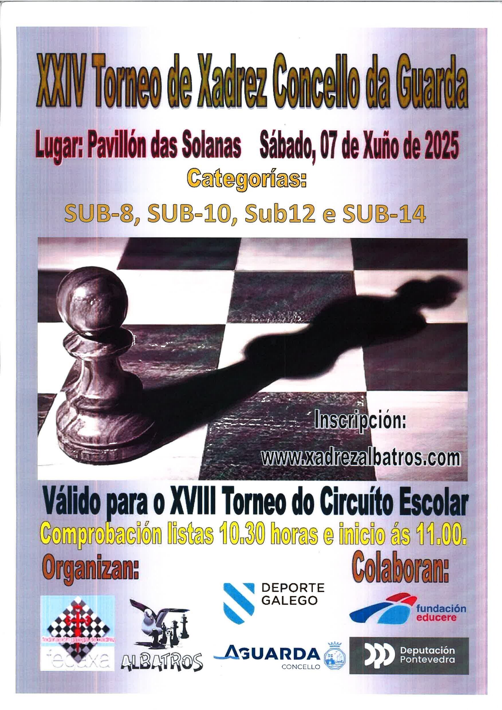 Cartel Xadrez