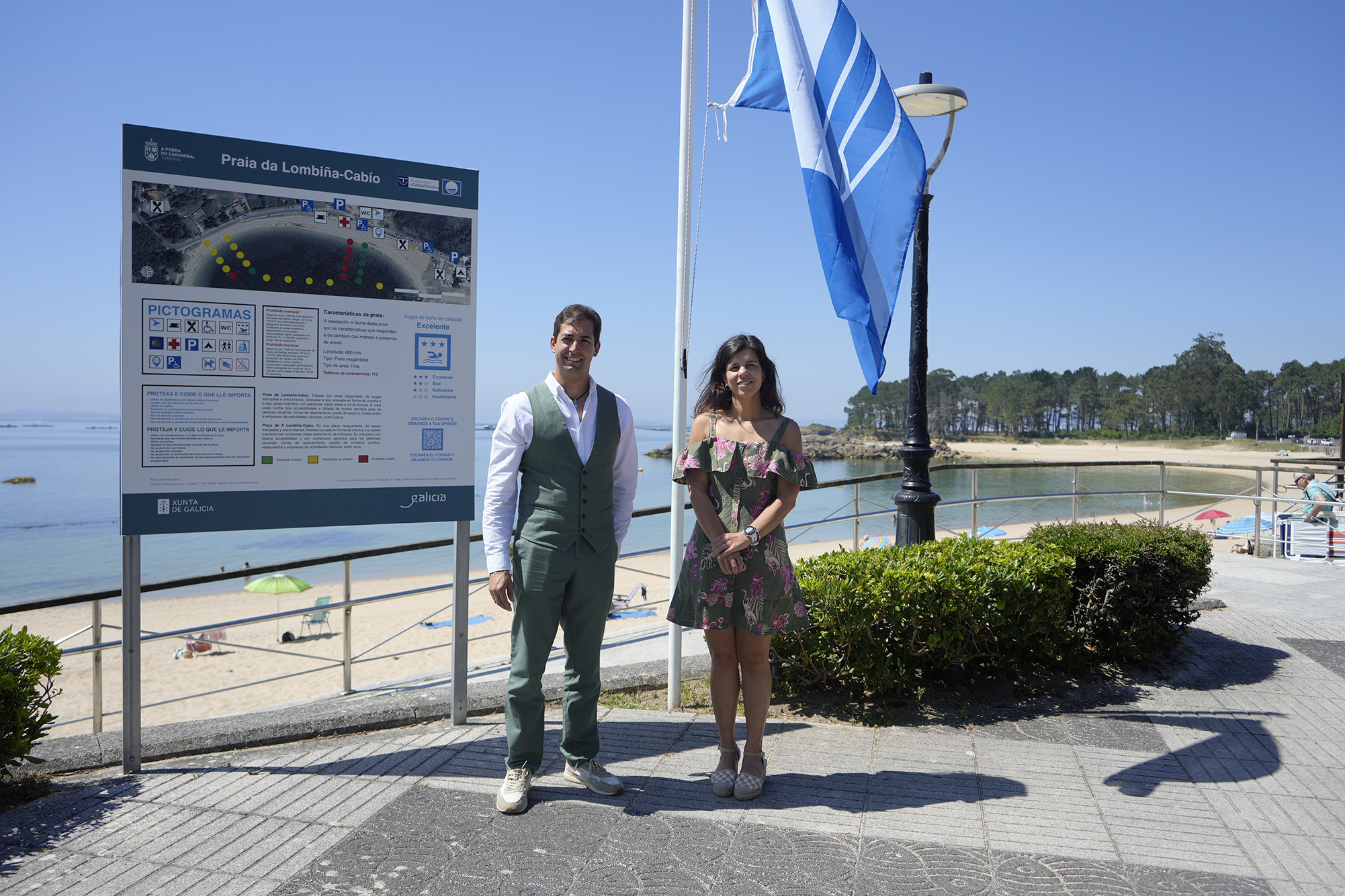 FOTO A POBRA- Bandeira Azul Cabio Lombiña 1