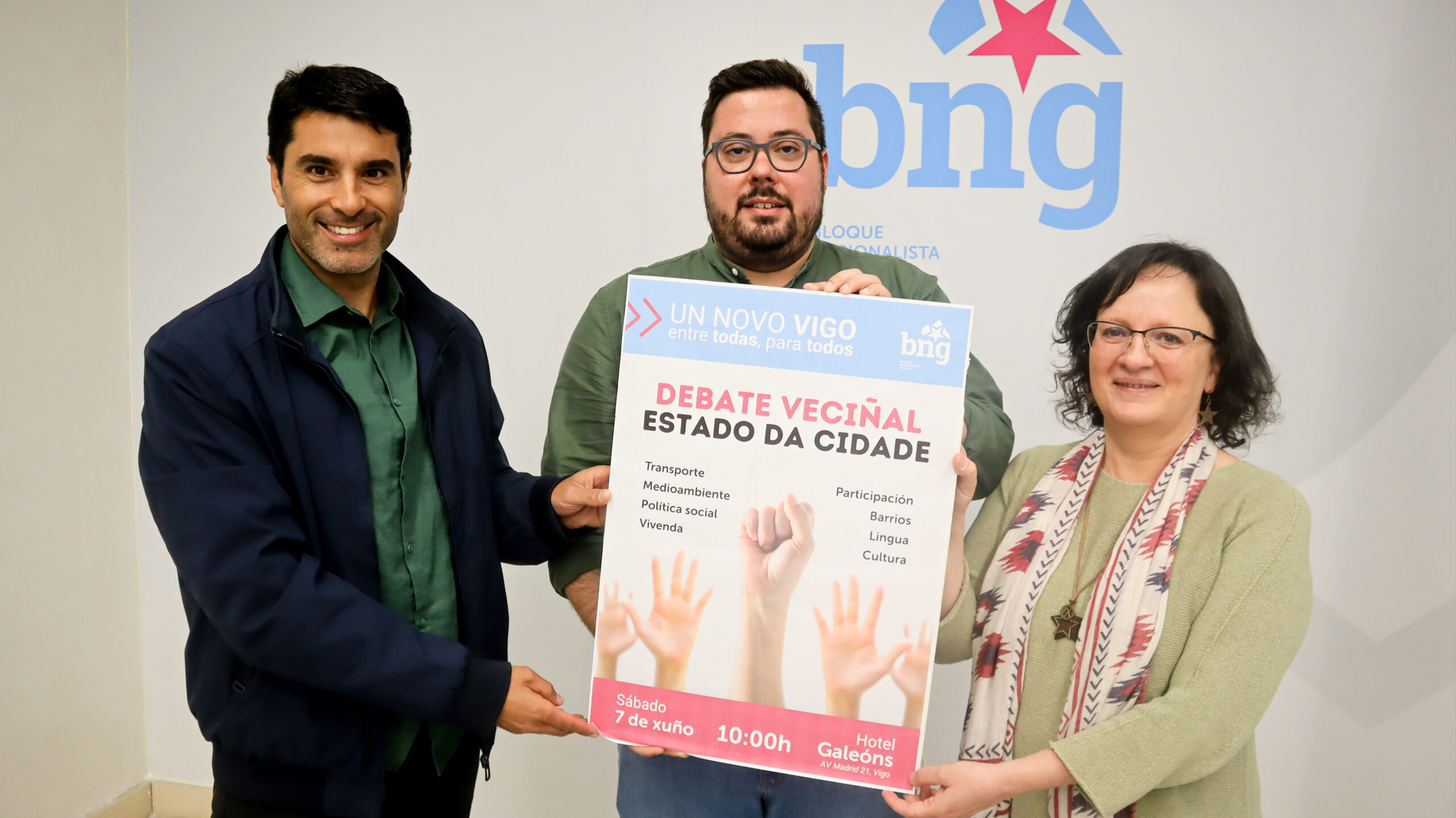 Foto_Filipe Abalde_Xabier P Igrexas_Ana Martínez_Debate Veciñal BNG Vigo