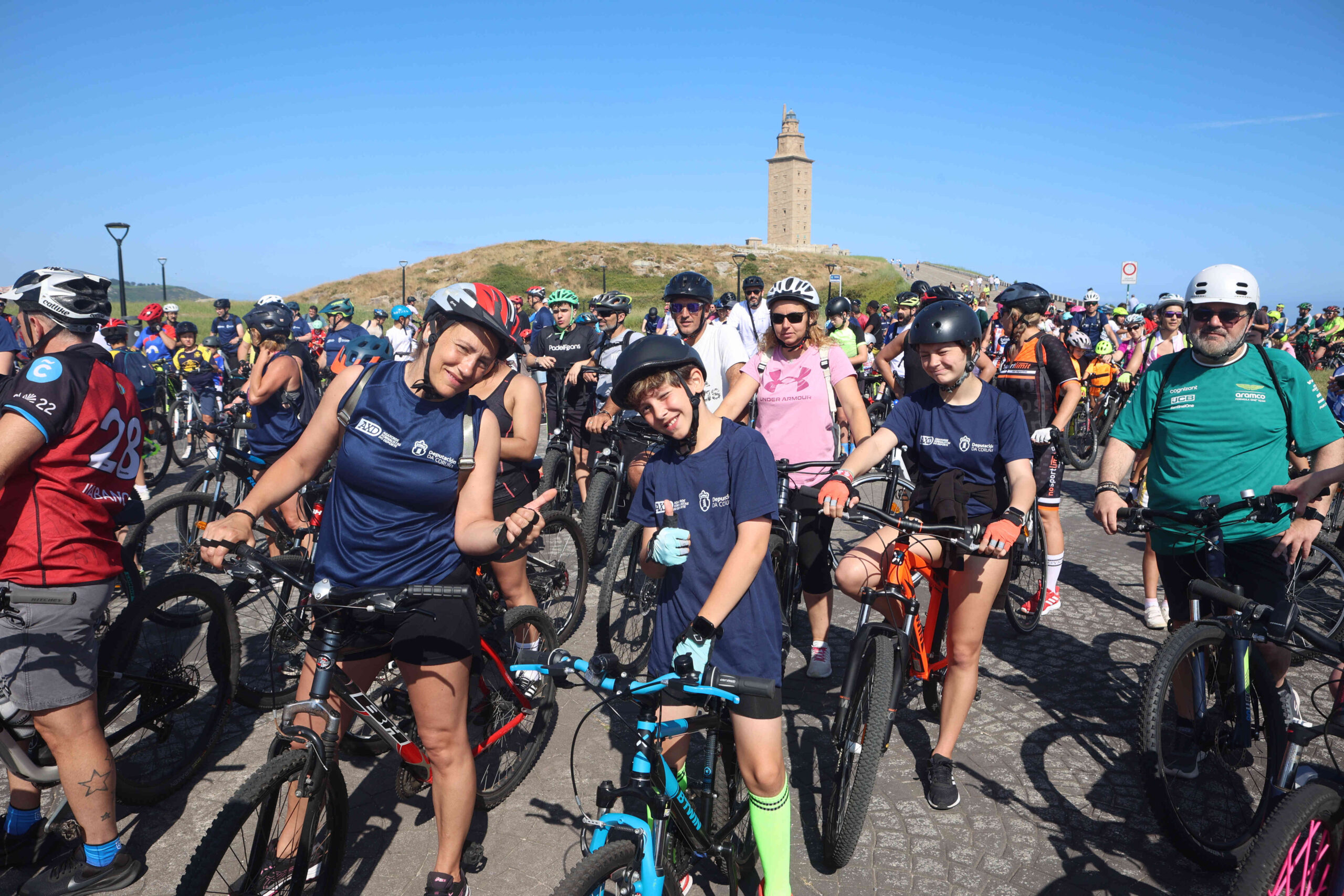 Día de la bicicleta en A Coruña.
