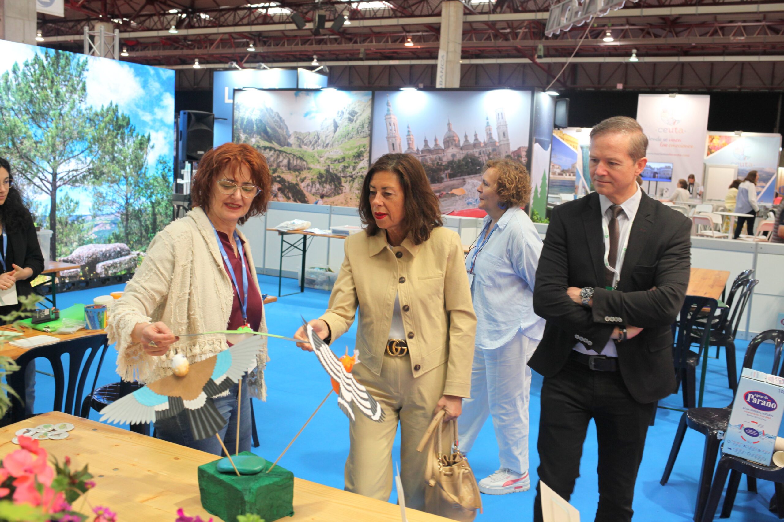 Marisol Díaz no stand da DX de Patrimonio Natural hoxe en Abanca Semana Verde IMG_0144