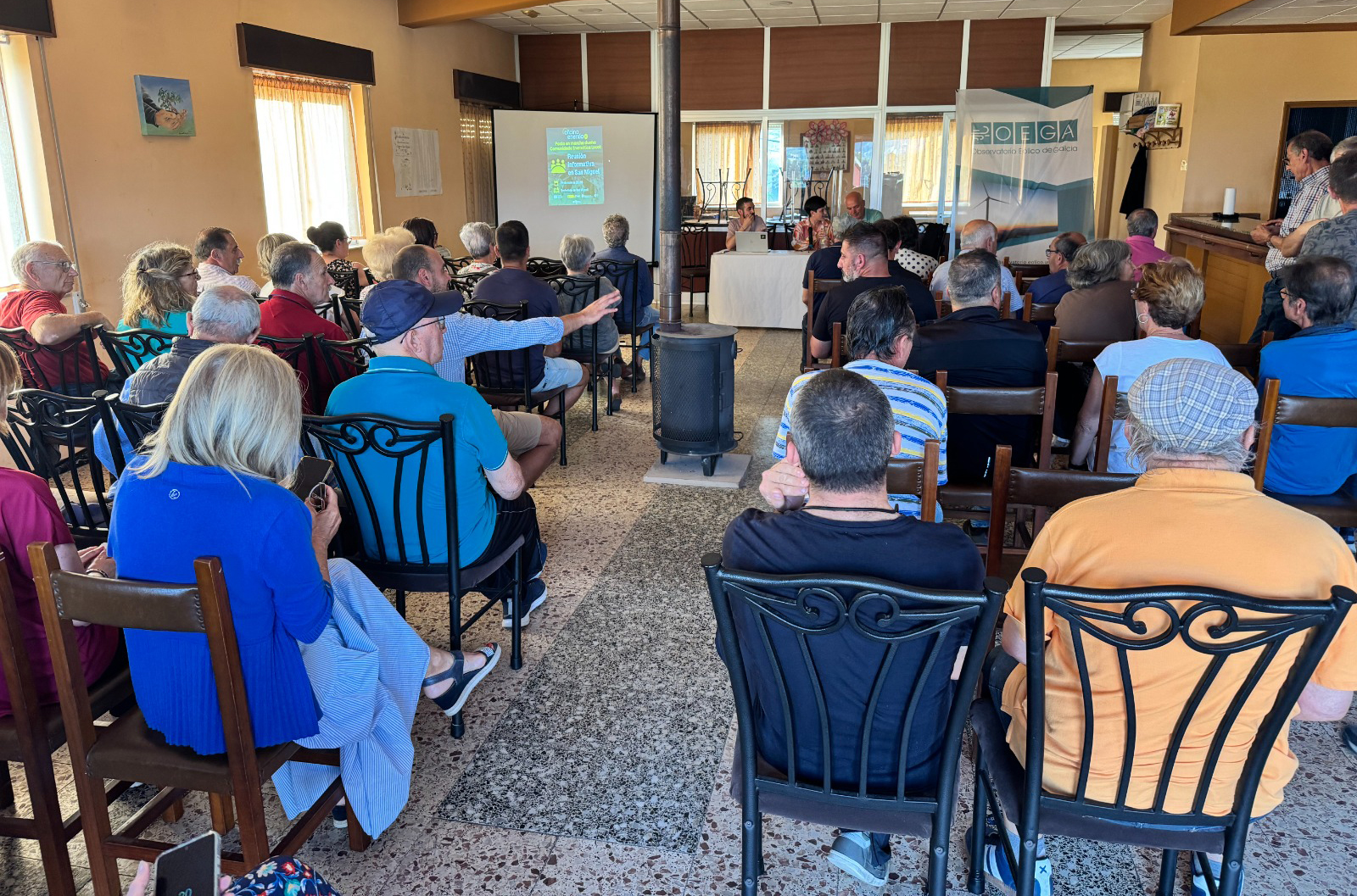 San Miguel amosa un forte interese por formar parte da primeira comunidade enerxeětica local de caraěcter rural do Rosal 01