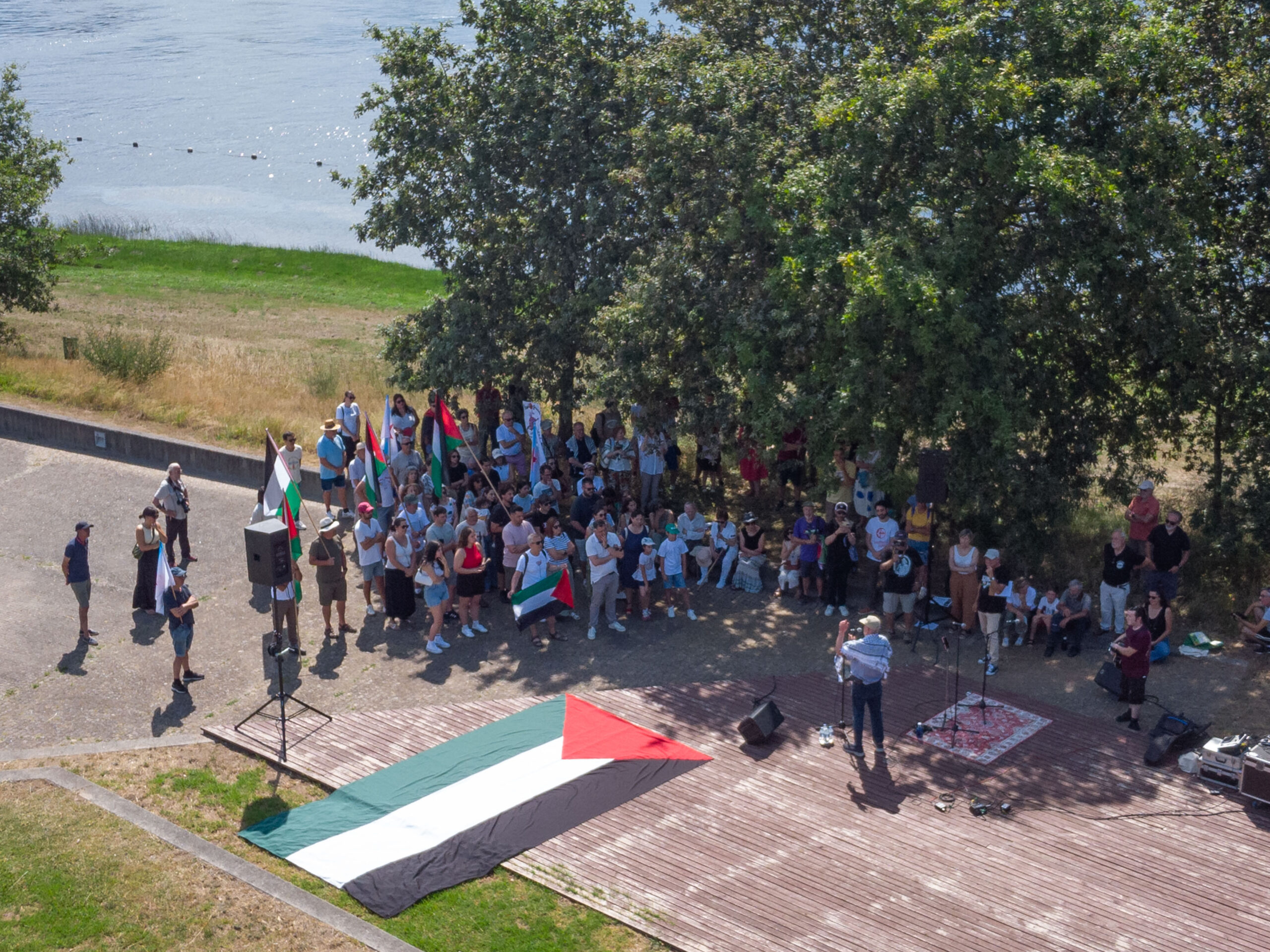 Tomiño alzou a voz por Palestina 02
