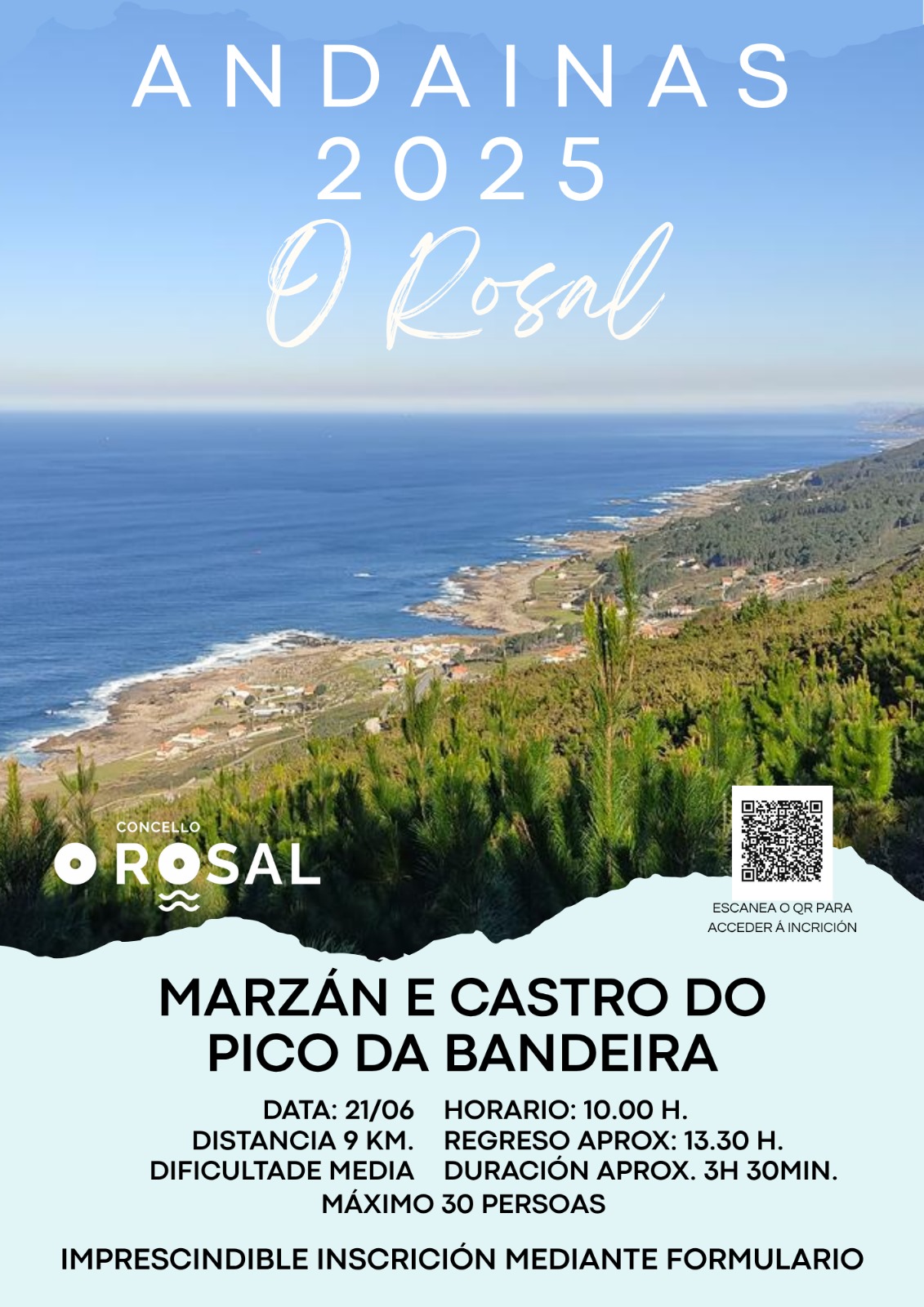 Viaxe ao pasado no Rosal cunha nova andaina interpretativa por Marzaěn e o Castro do Pico da Bandeira (1)