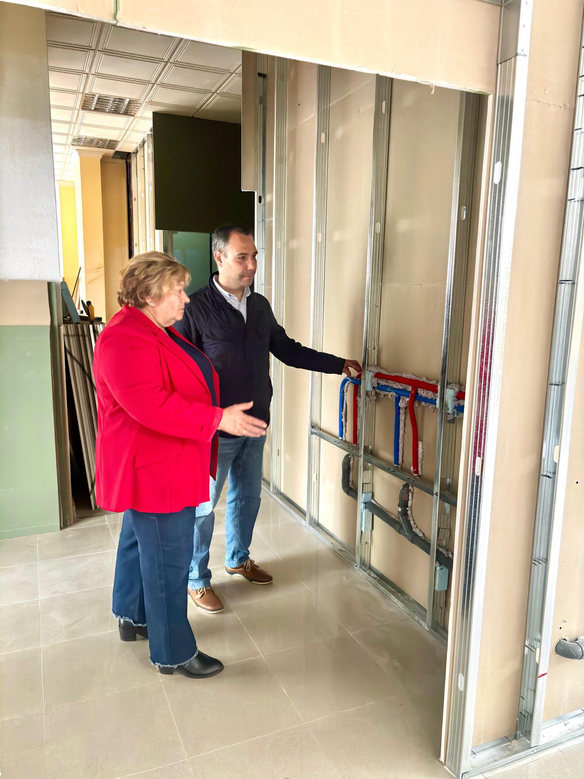 Visita obras novo Fogar do Maior