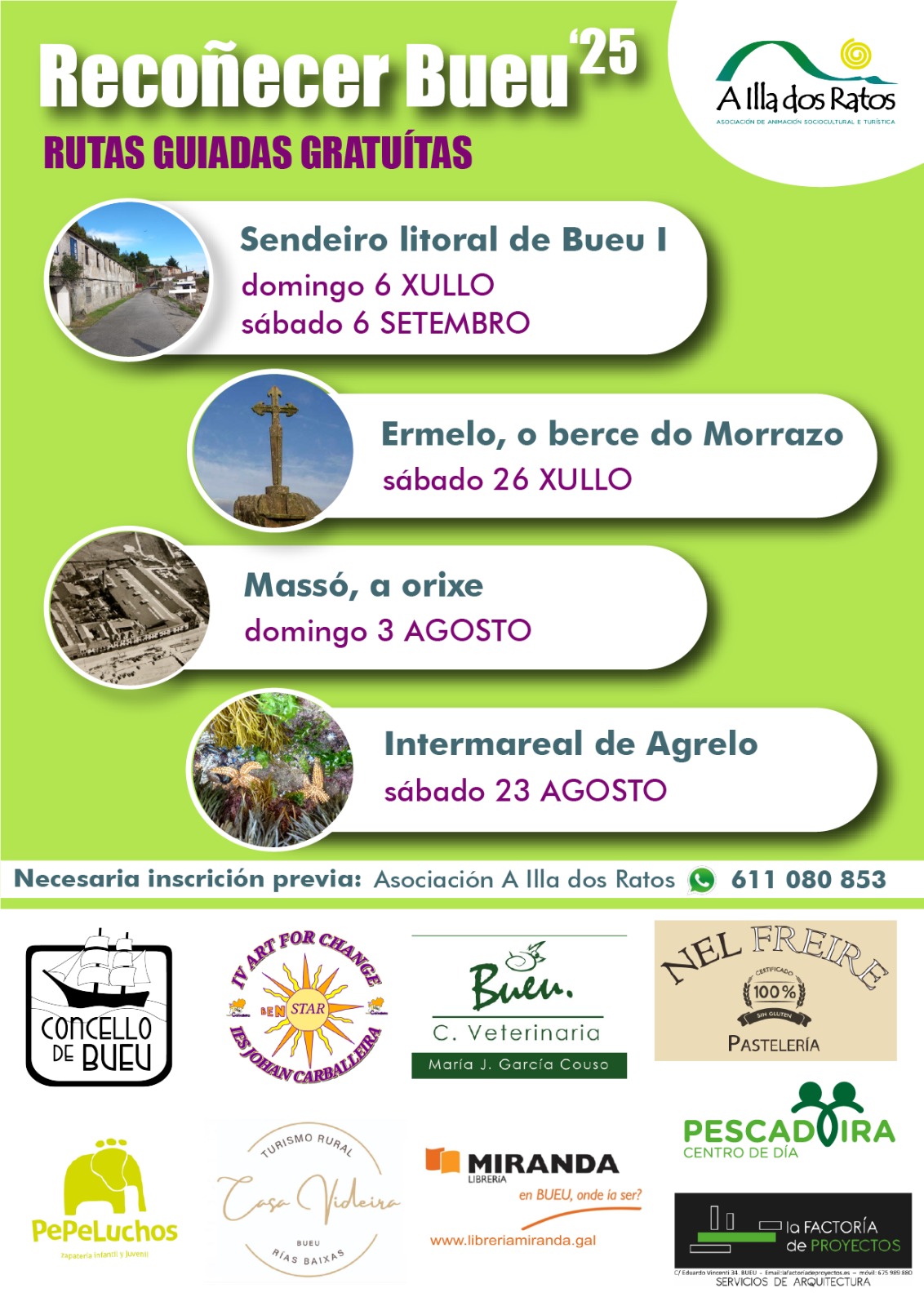 rutas recoñecer bueu veran