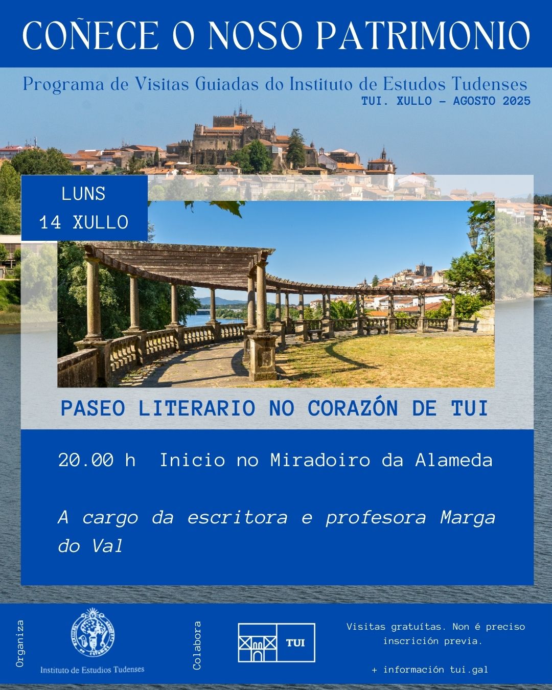 11072025 Coñece o noso patrimonio 2025 – Paseo Literario polo corazón de Tui