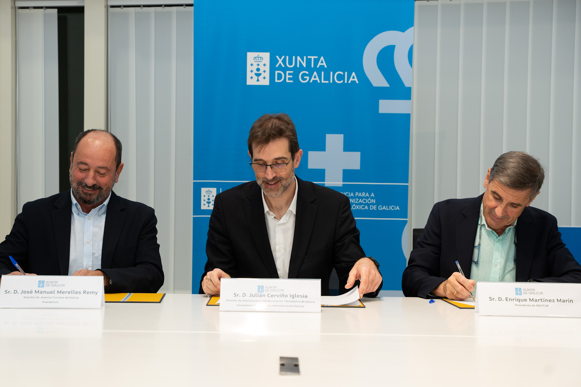 O director de Turismo de Galicia e o director da Axencia para a