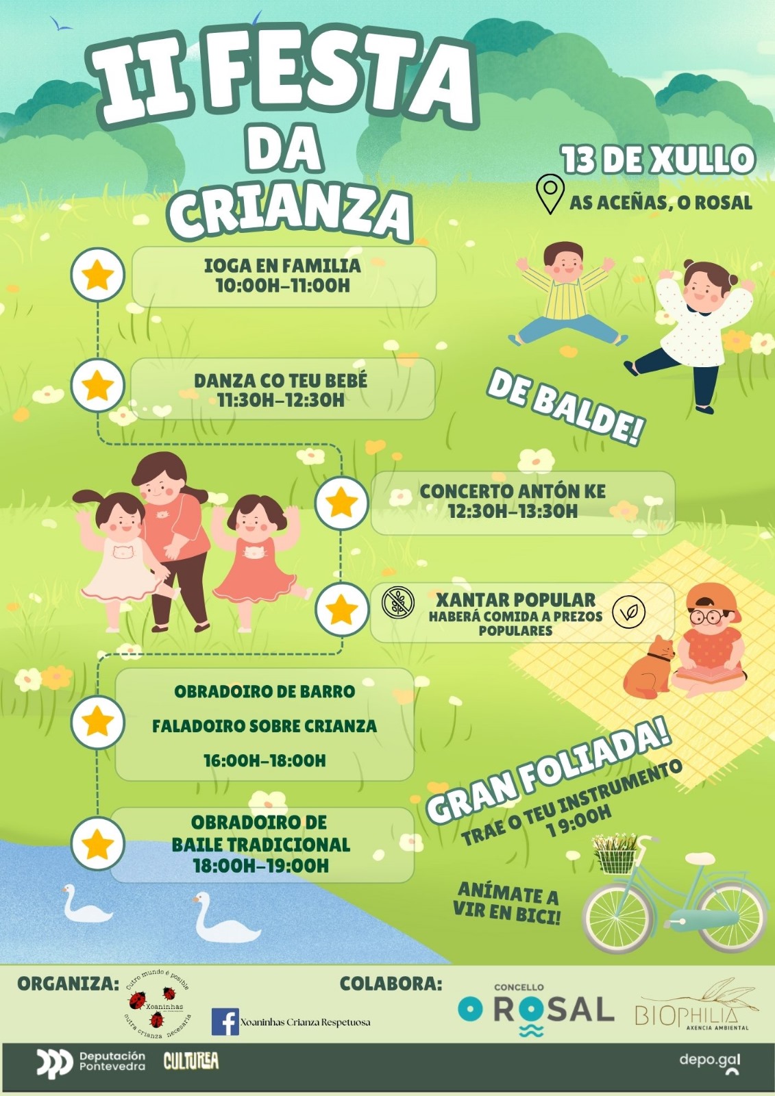 A Festa da Crianza prepara a suìa segunda edicioìn cunha espectacular xornada para desfrutar en familia