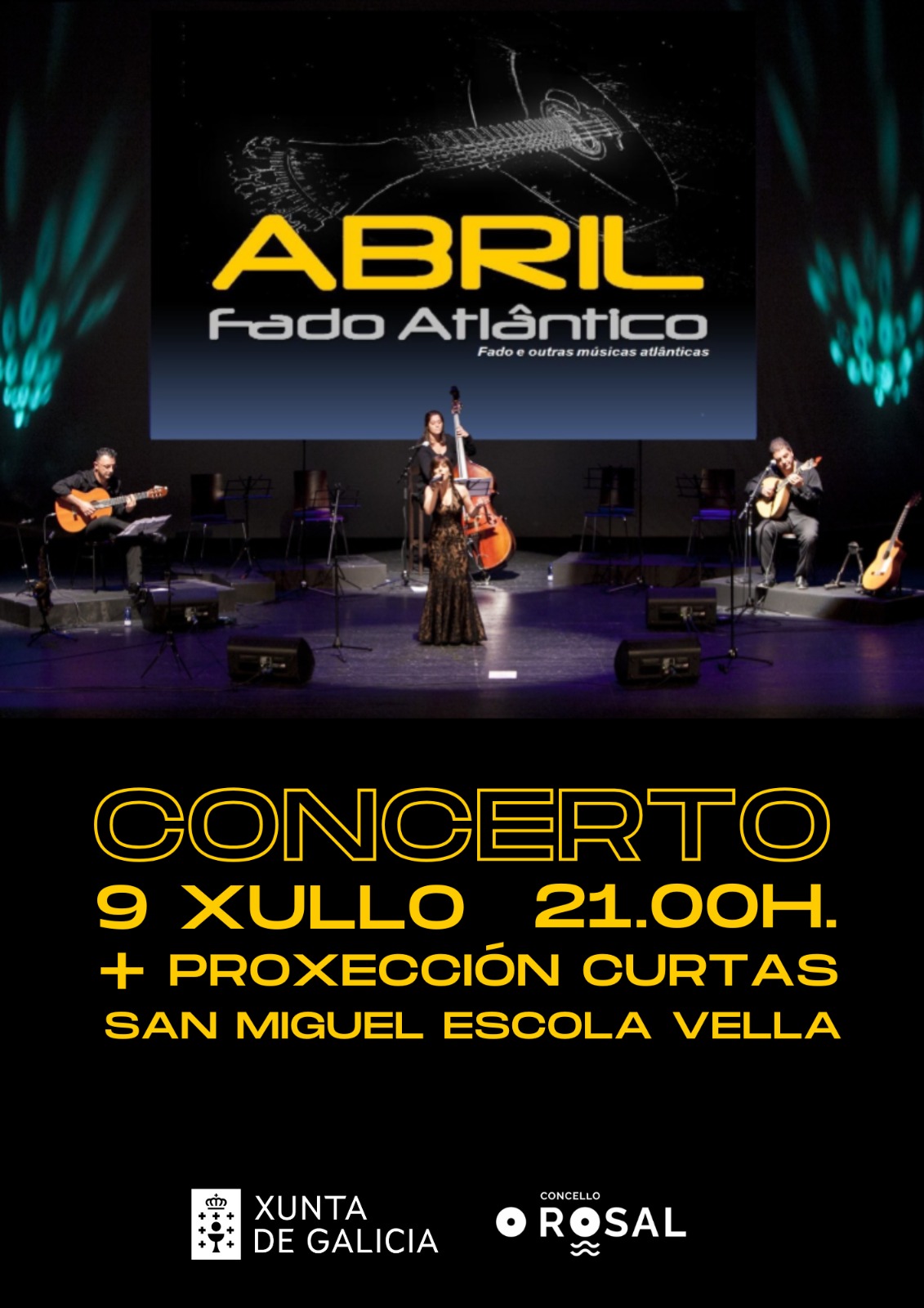 A muìsica atlaìntica fai escala no Rosal coa beleza do fado en galego