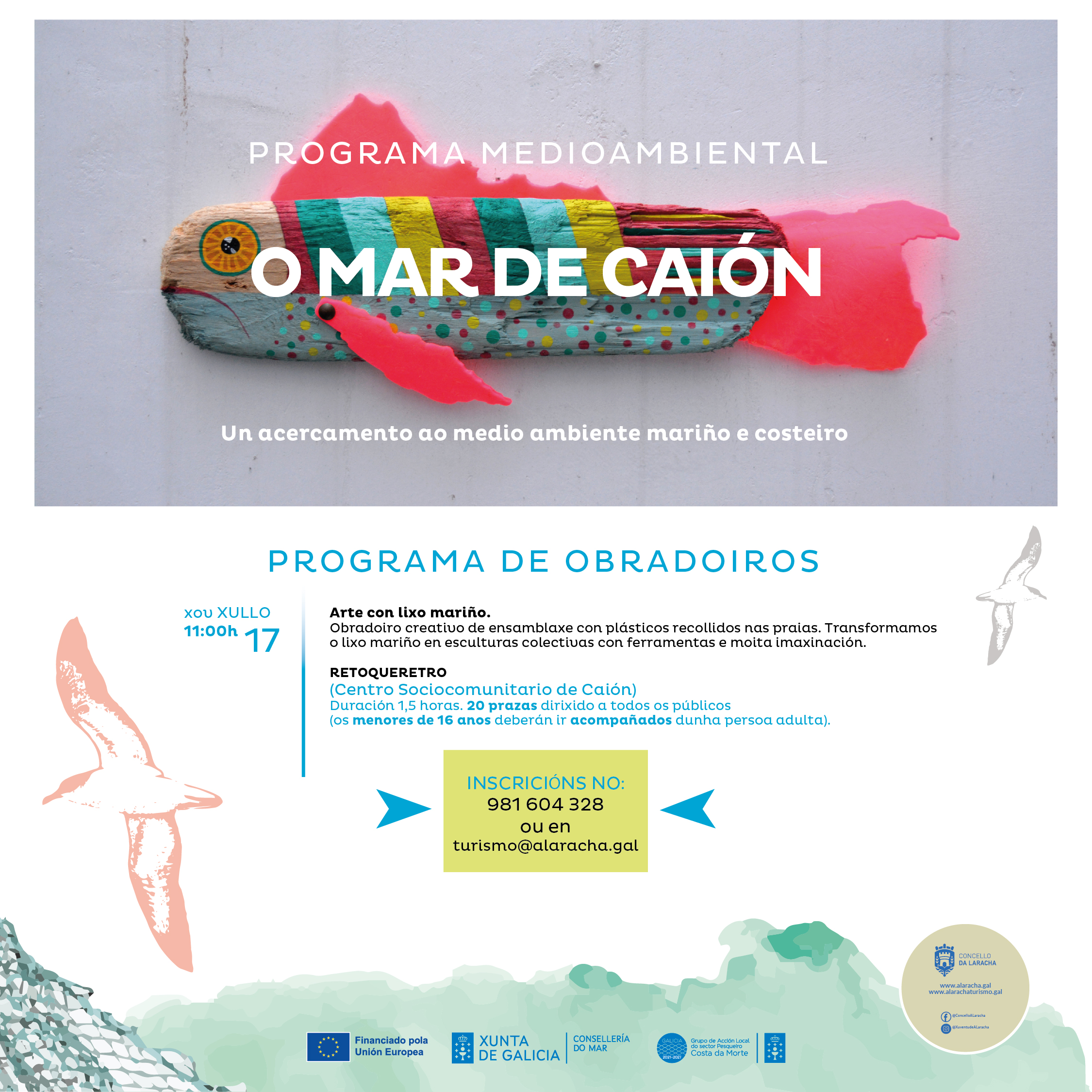 Arte con lixo mariño