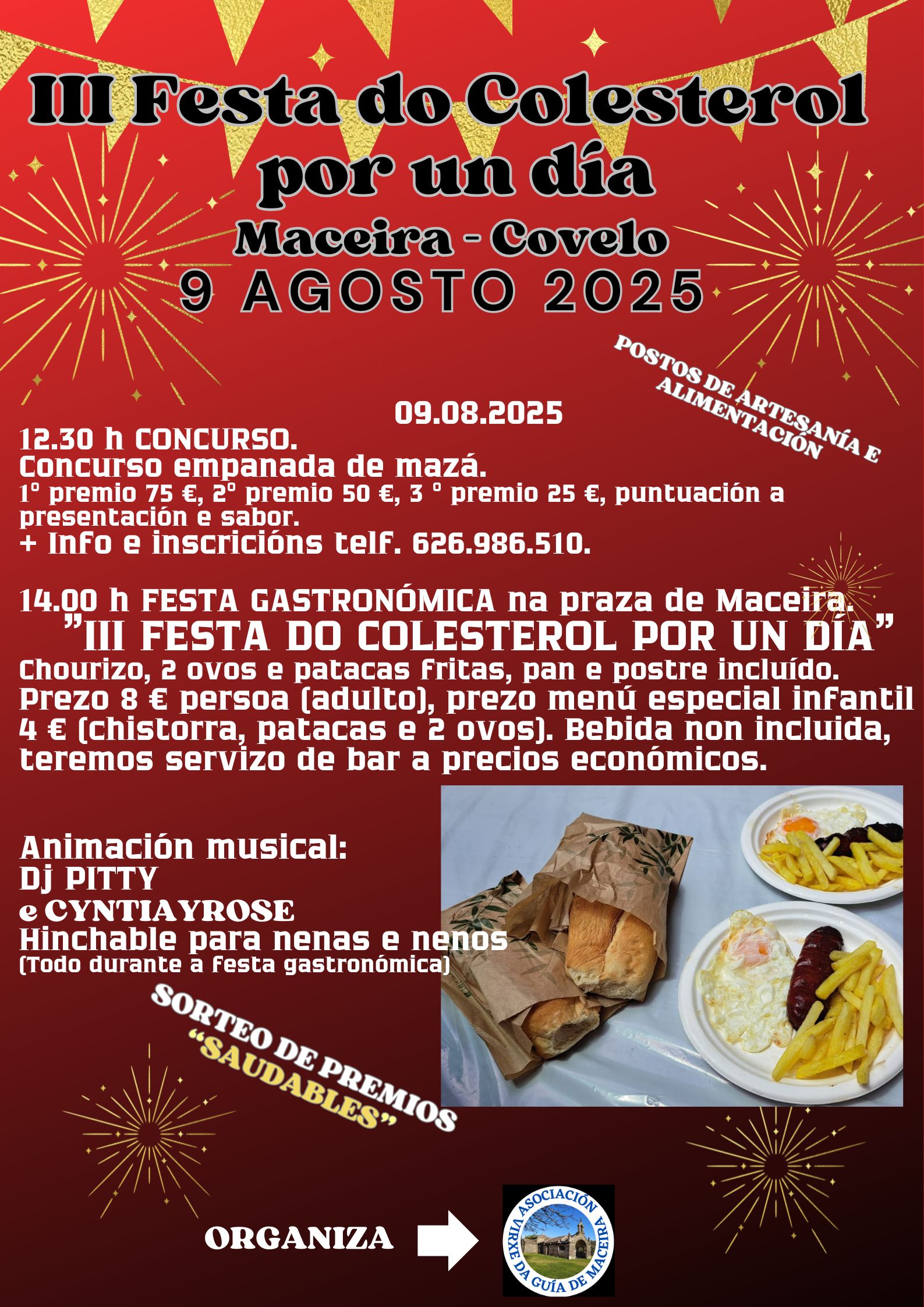 CARTEL FESTA COLESTEROL 2025