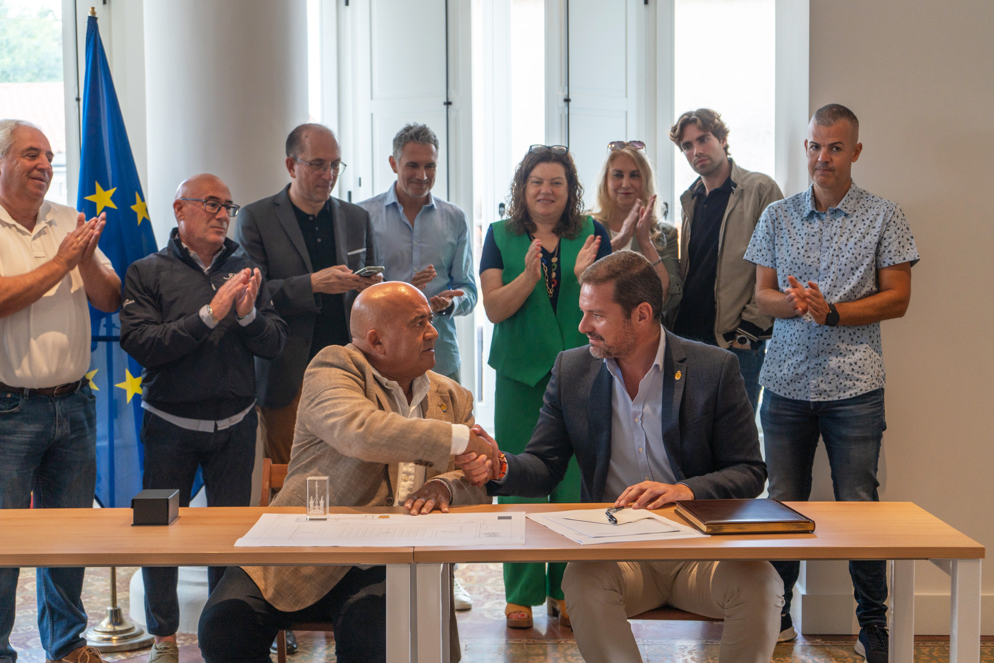 FOTO ABEGONDO- Visita conselleiro 1