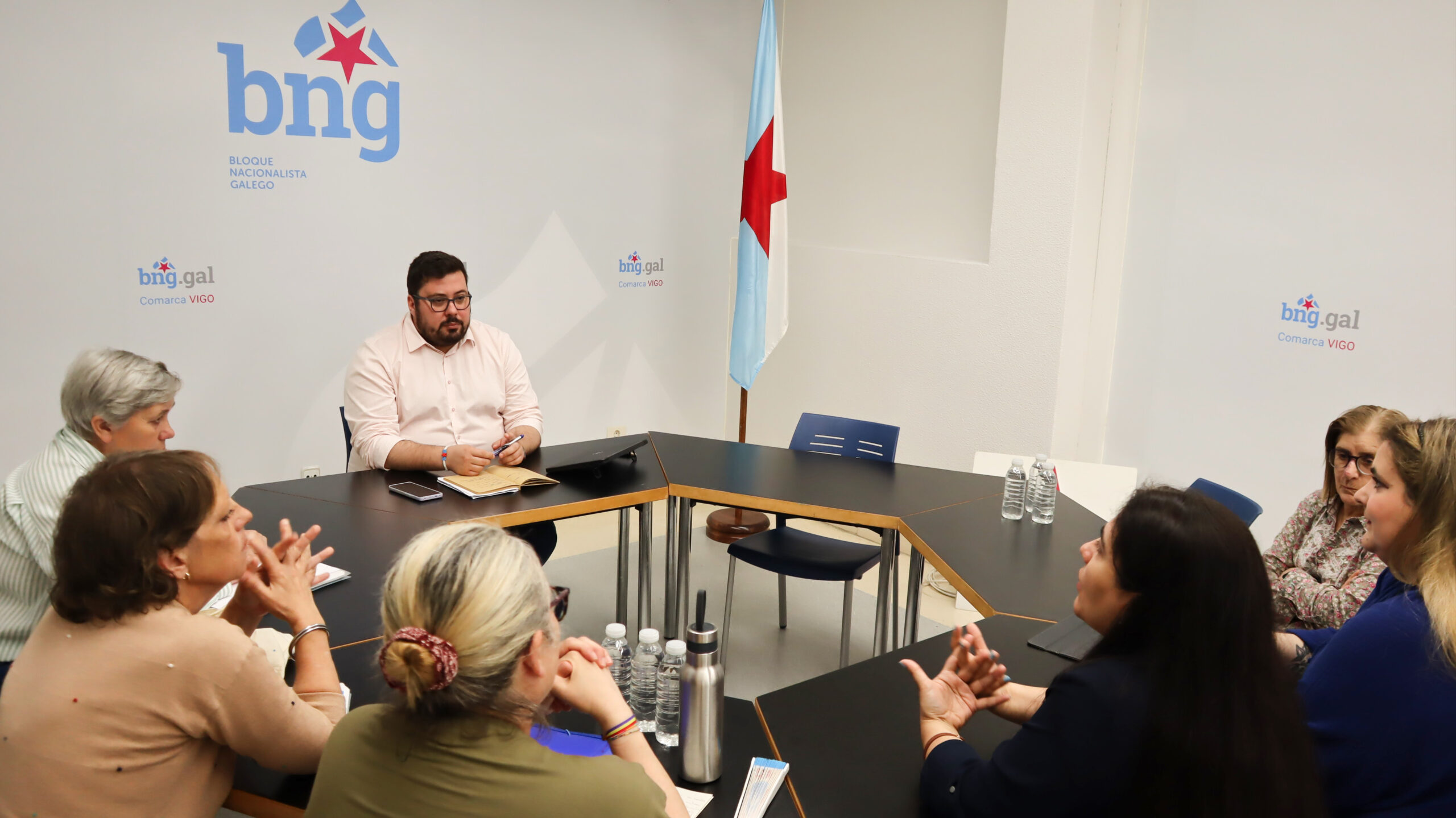 Foto arquivo_Xabier P Igrexas reunido co Comité do SAF Vigo o pasado 13 de xuño de 2025