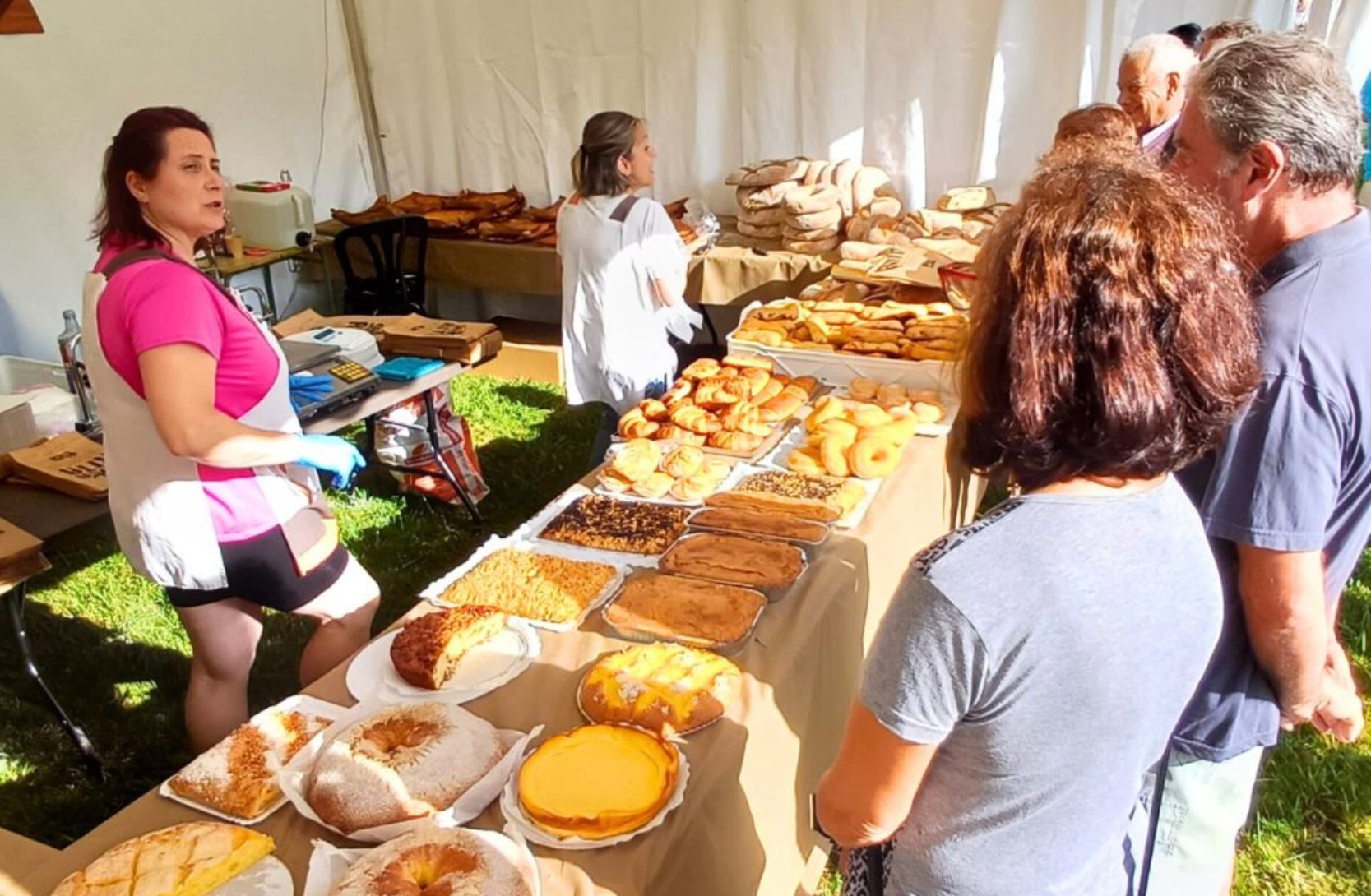 Posto de venda na Festa do Pan 2024