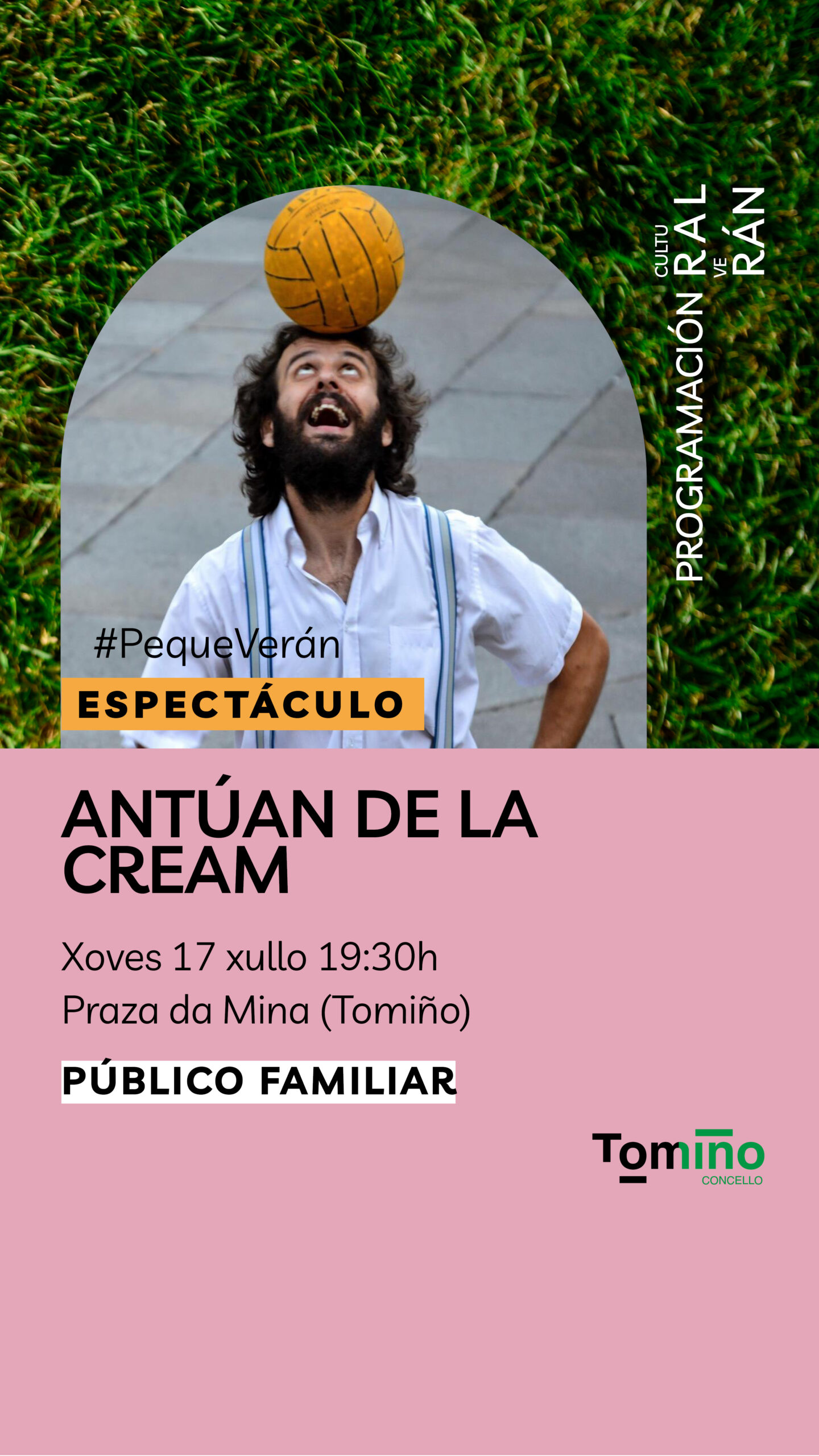 Tomiño súbese á montaña rusa do humor con Antuán de la Cream