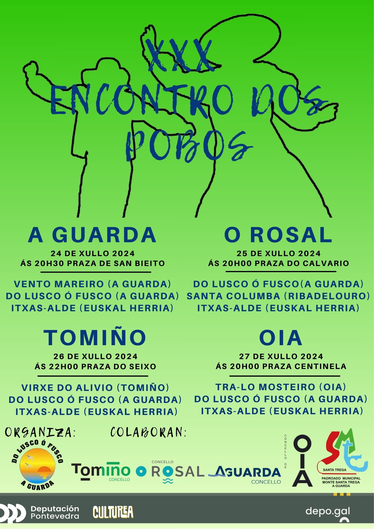 XXX Encontro dos Pobos – Cartaz