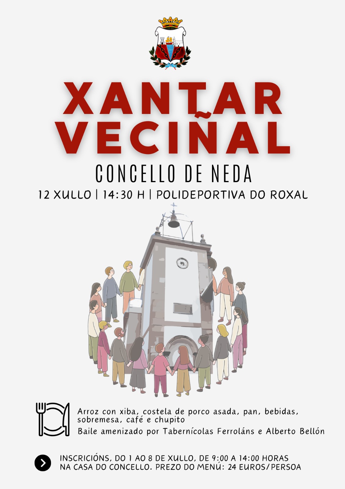 cartel Xantar Veciñal
