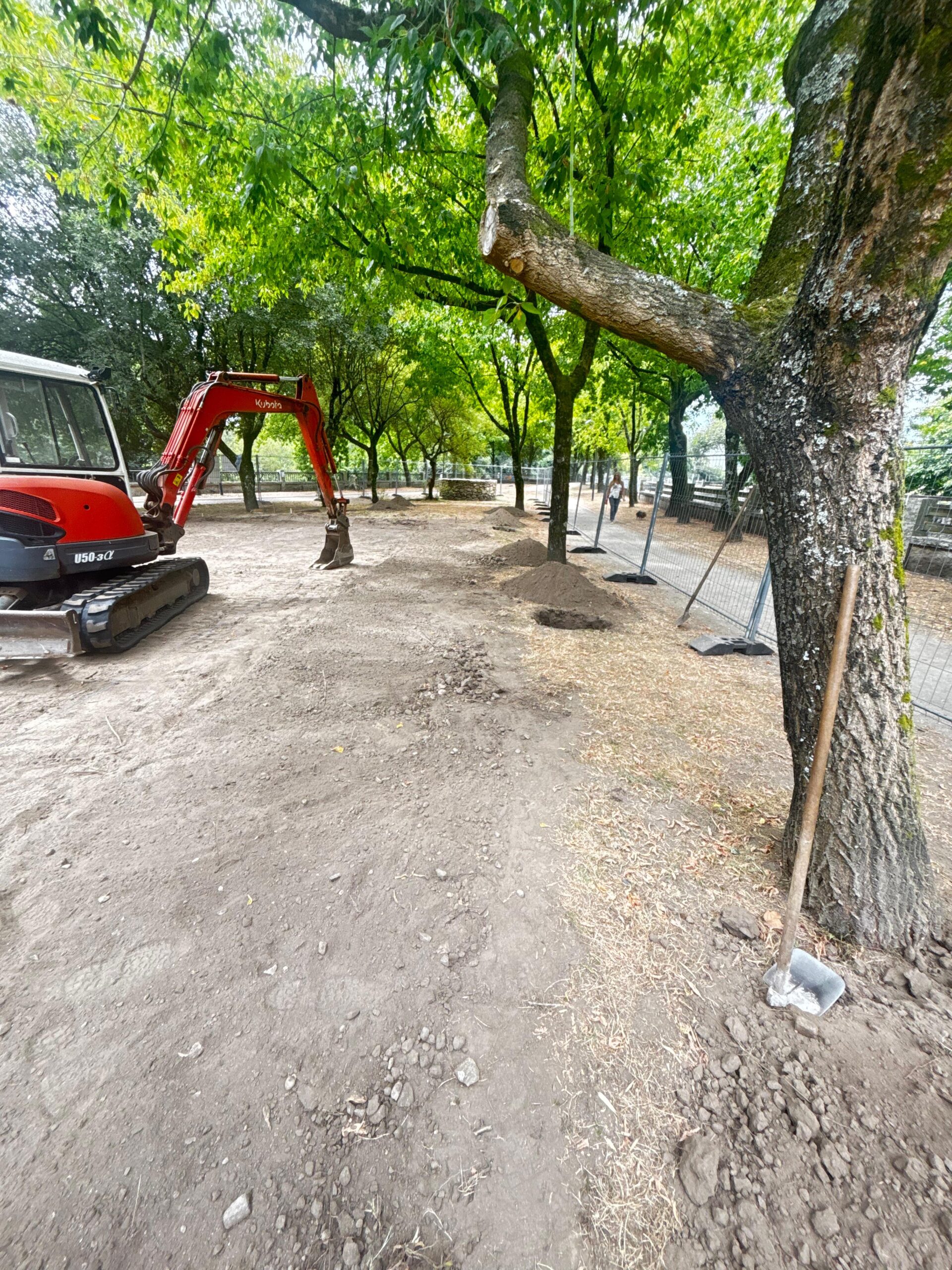 Obras parque do Maior