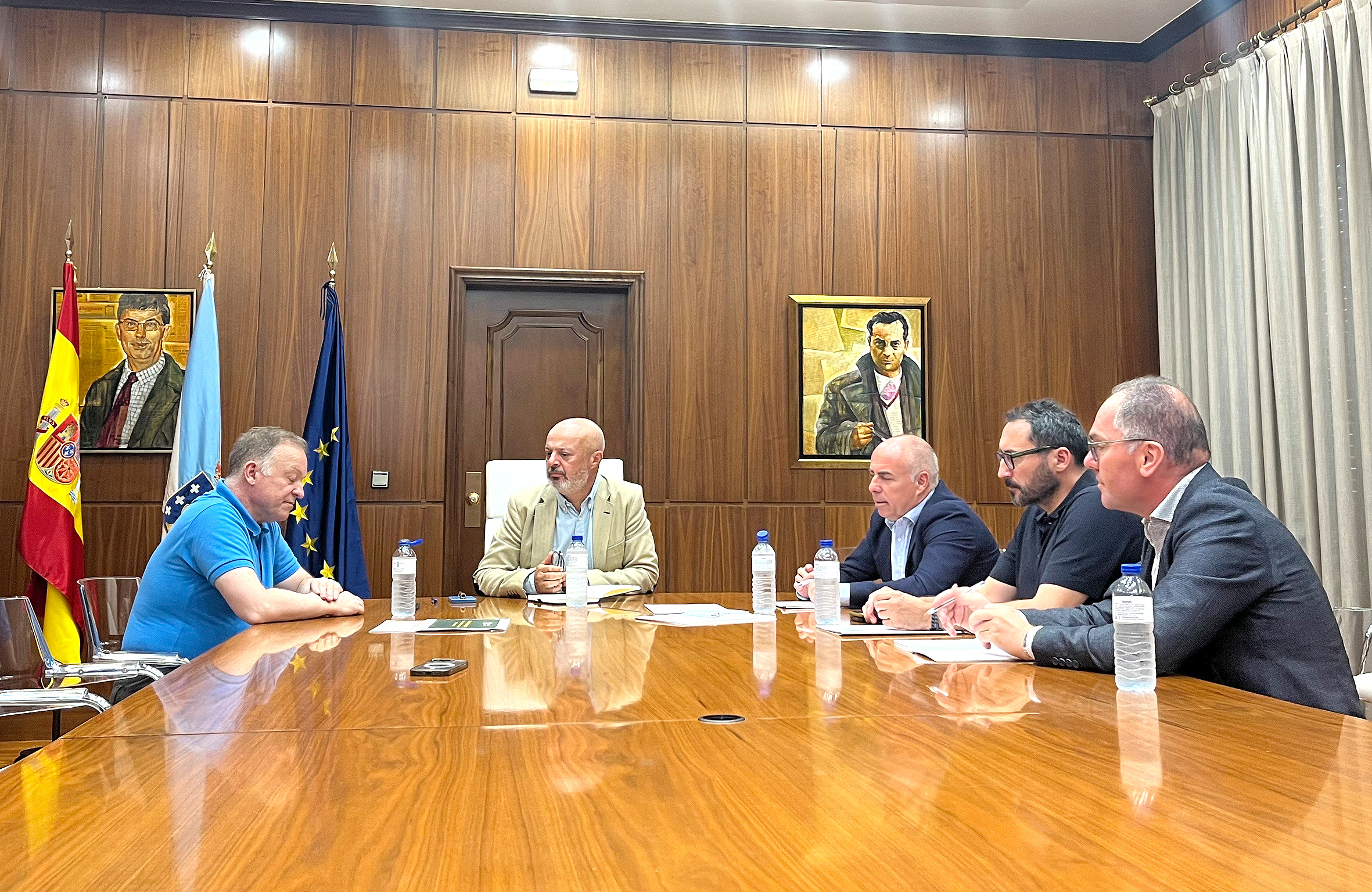 Reunión coa Deputación de Pontevedra