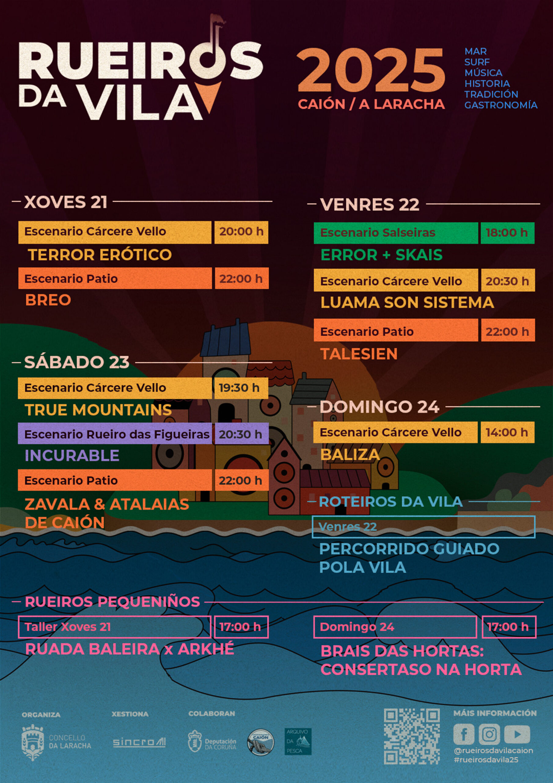 Rueiros da Vila. Folla de ruta