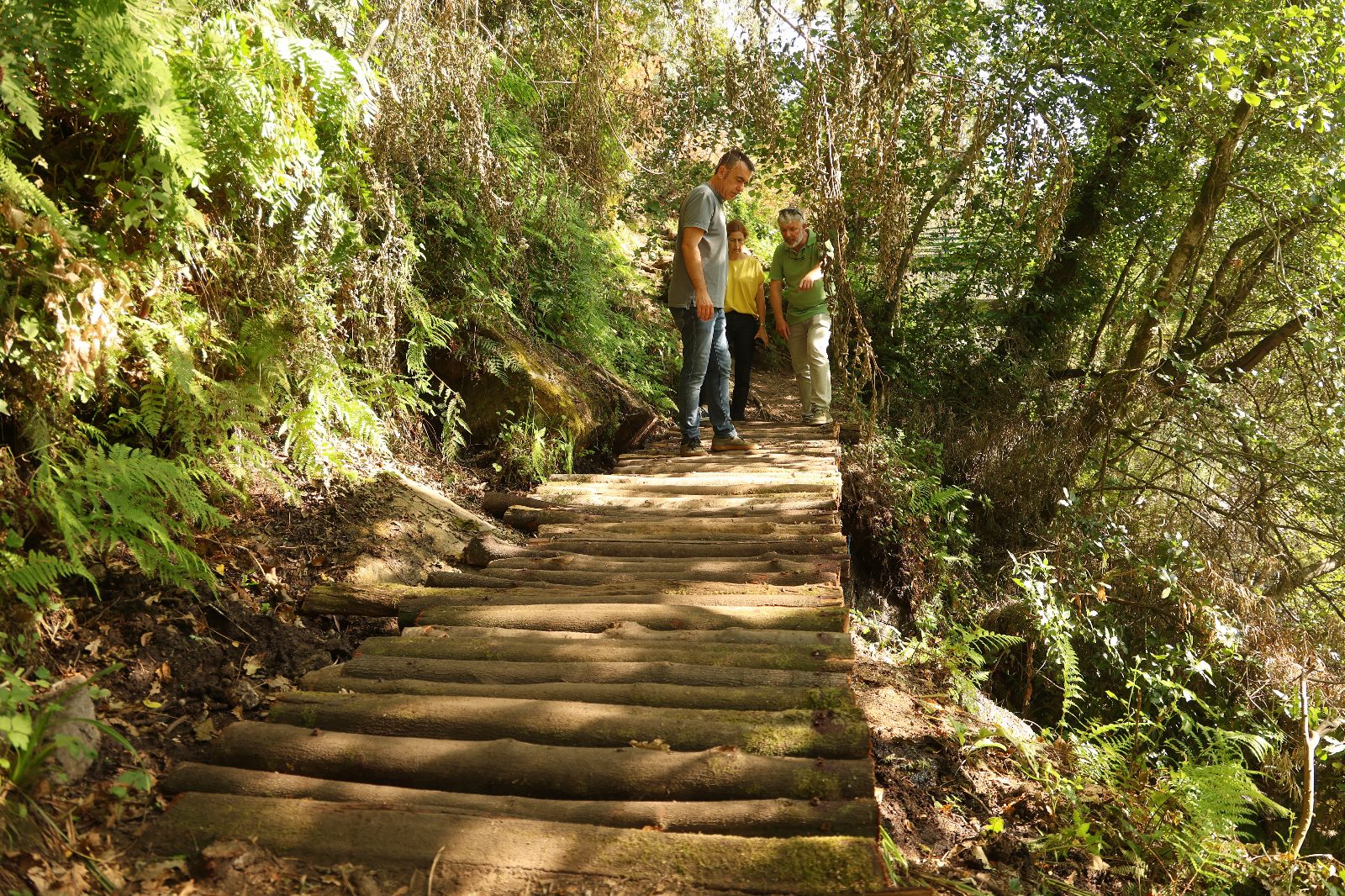 Visita a reforma da senda de pescadores do Lérez 4