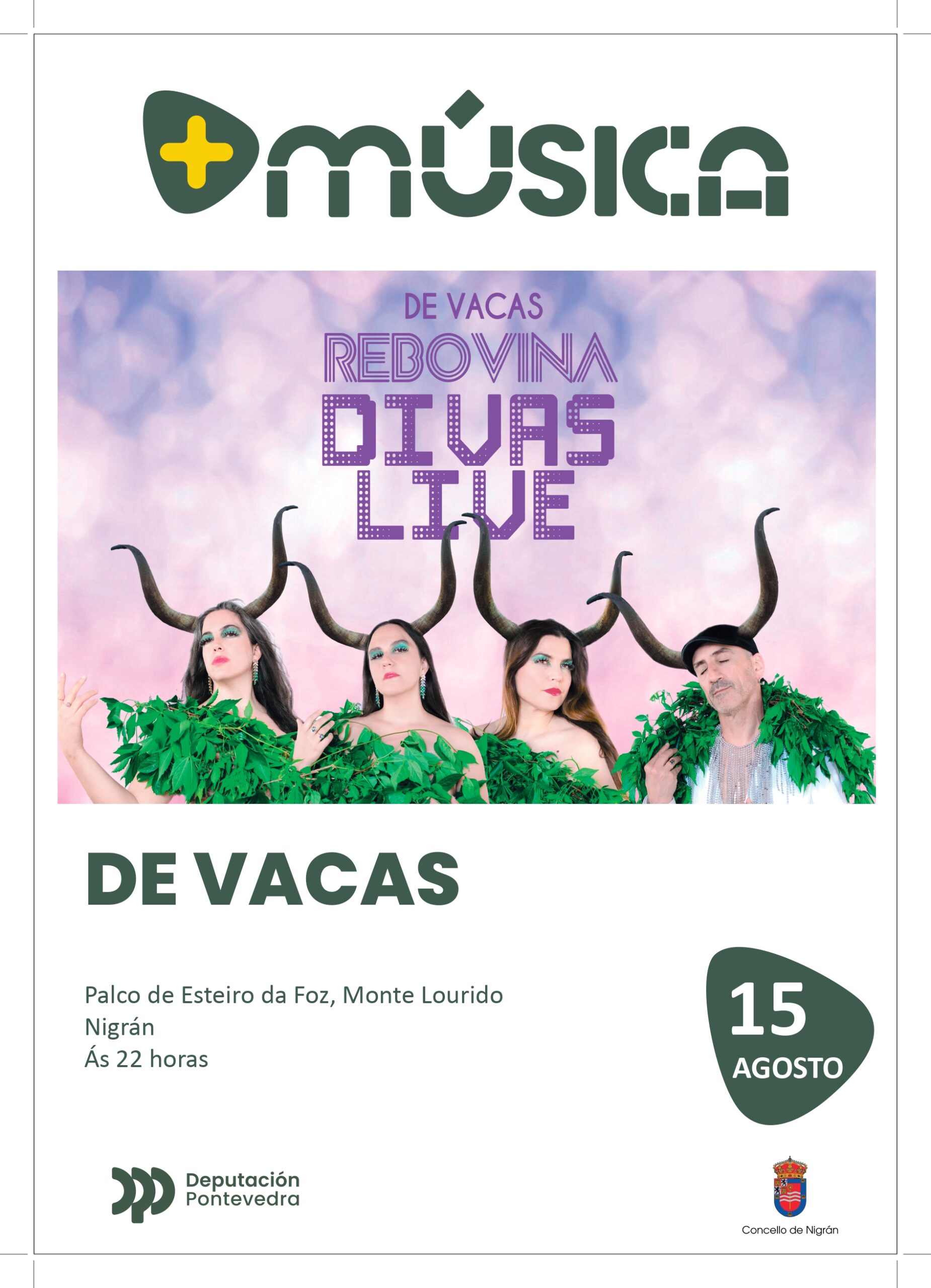 cartel +música agosto_VACAS