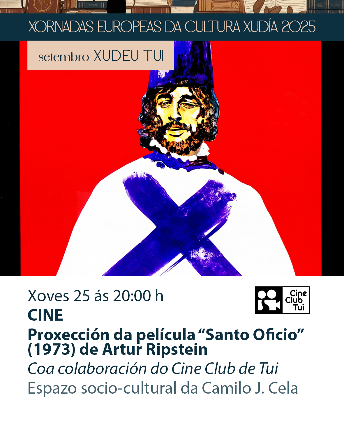 23092025 Proxección Santo Oficio – Cartel