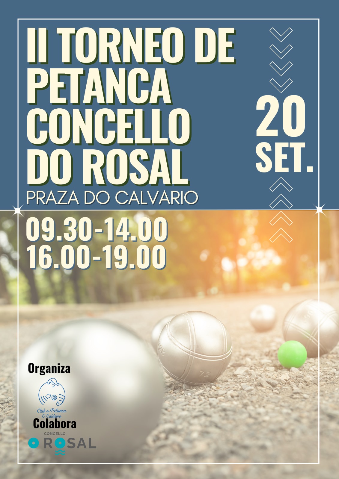 A petanca volver ser protagonista no Rosal