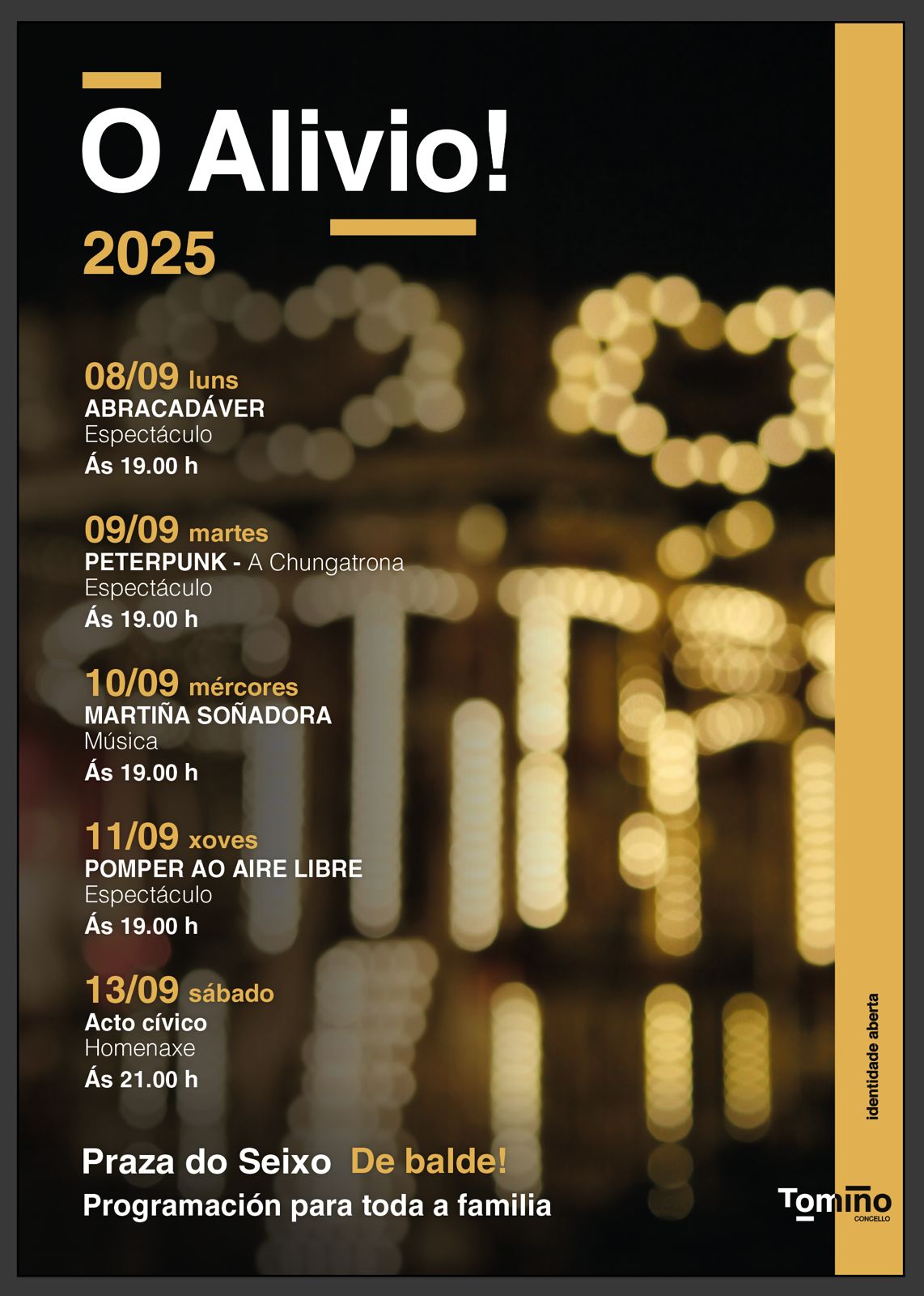 As festas do Alivio de Tomiño enchen o final do verán de actividades de balde para toda a familia