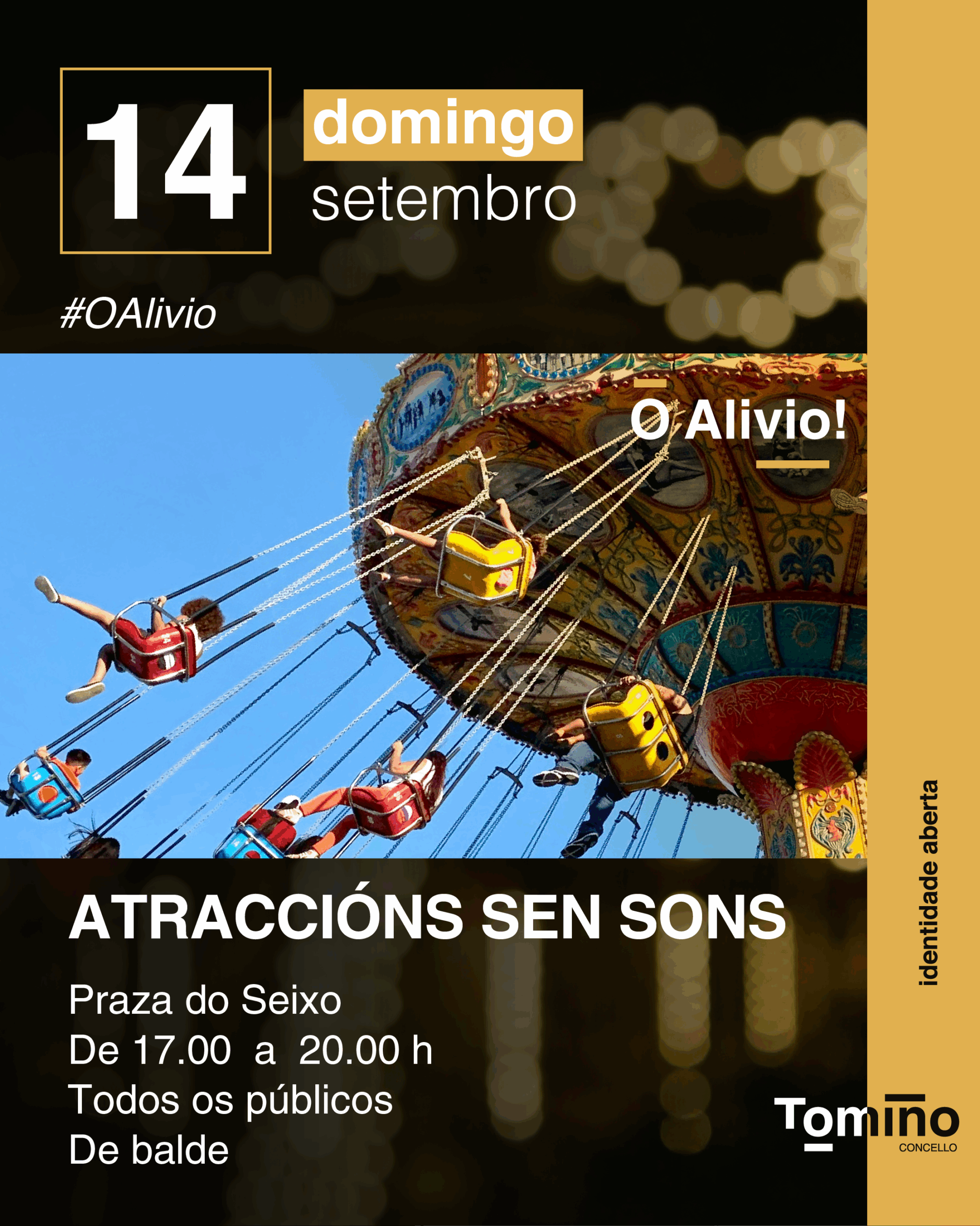 Atraccións con tres horas sen música nin megafonía nas Festas do Alivio