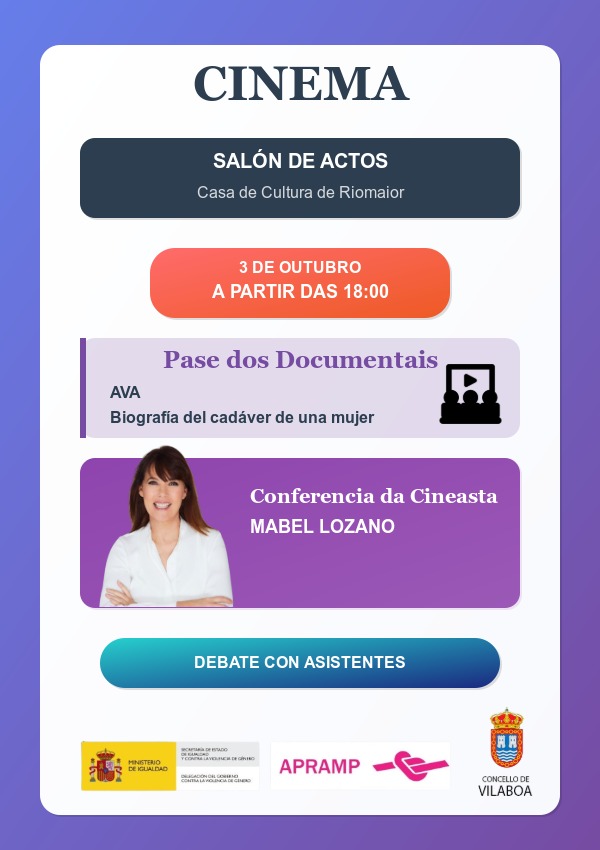 CARTEL ACTO DA TARDE