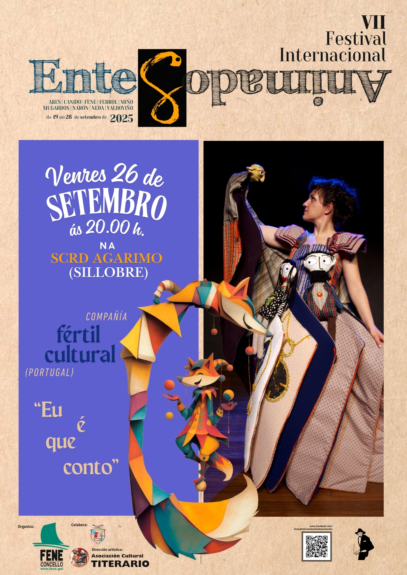 Cartaz FESTIVAL ENTES ANIMADOS 2025 VENRES