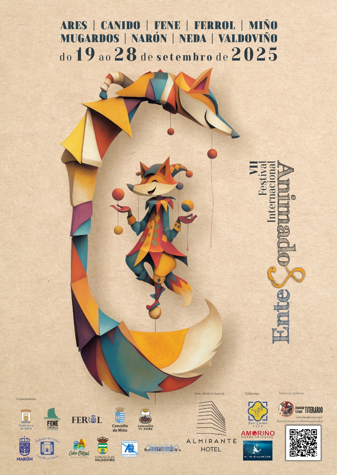 Cartel Festival Entes animados