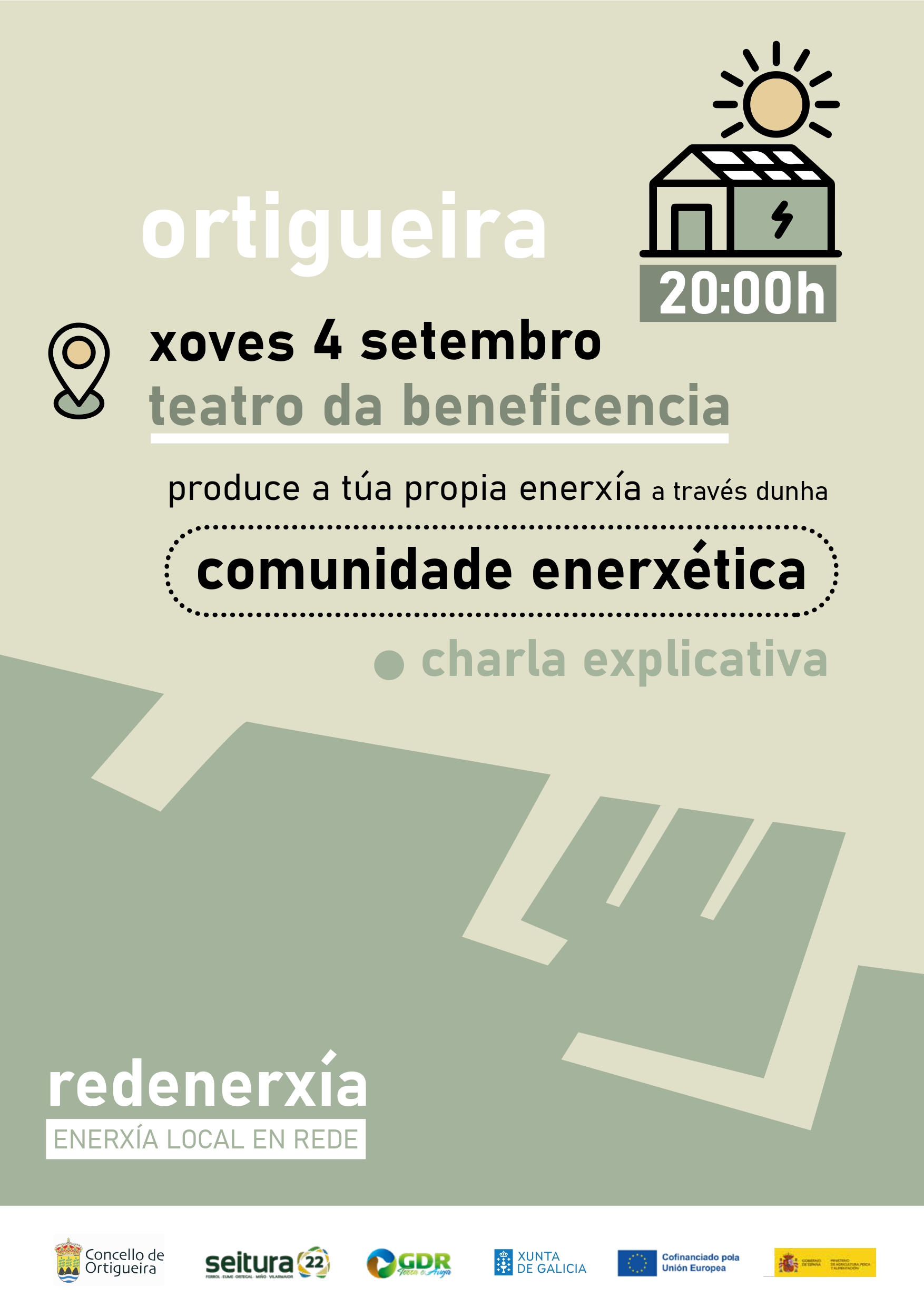 Cartel charla ORTIGUEIRA