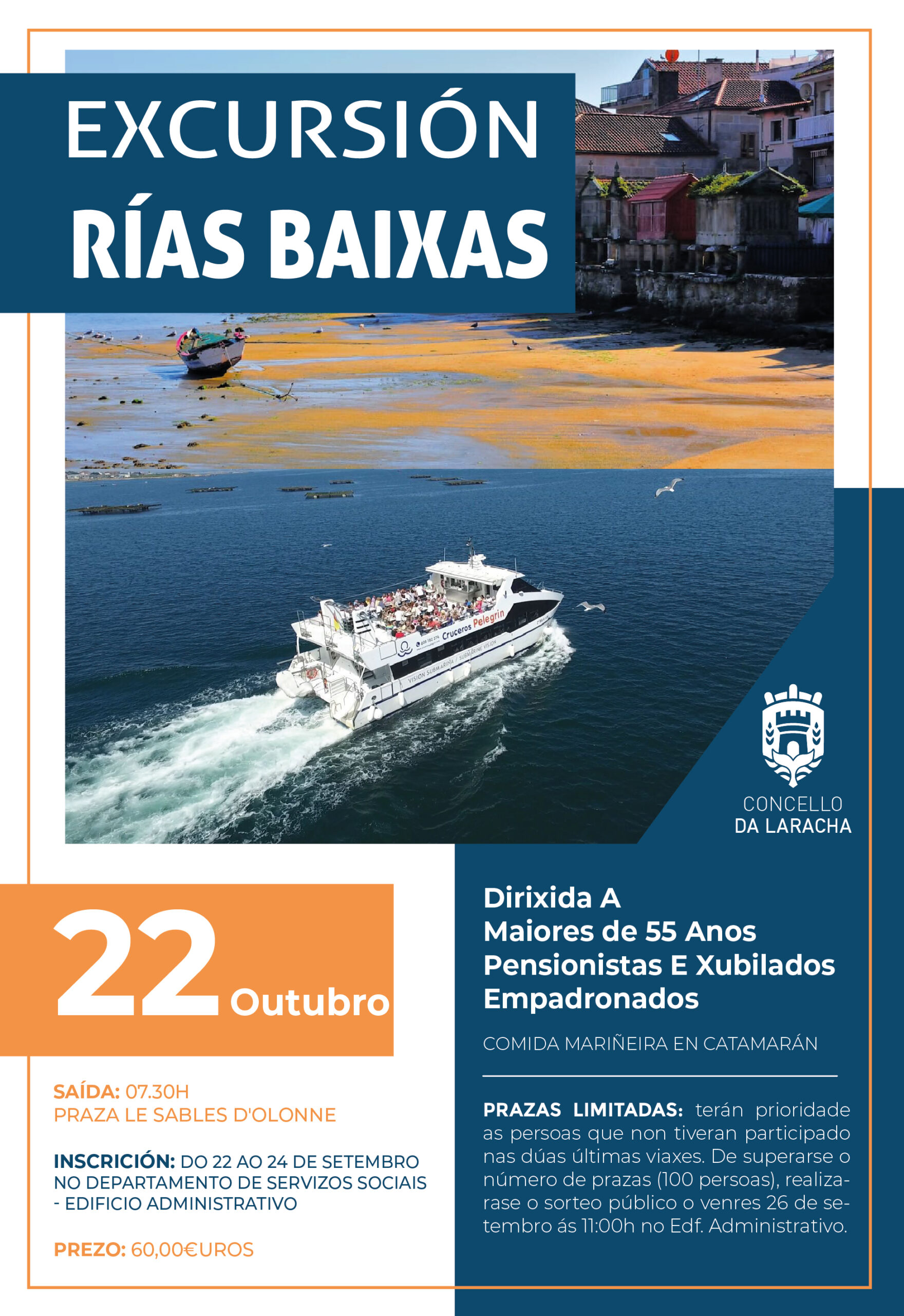 Cartel viaxe Rias Baixas