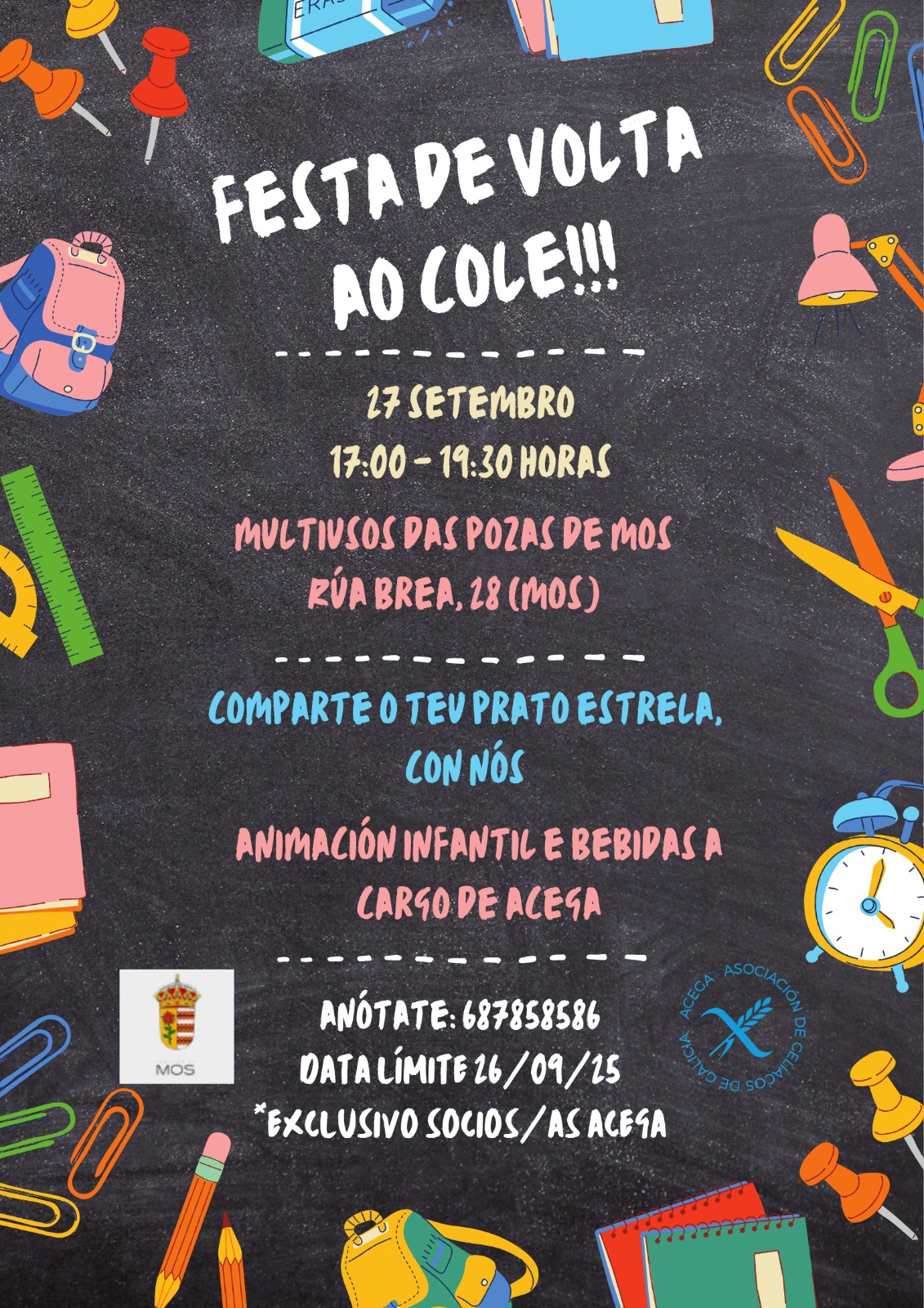 Cartel vuelta al cole