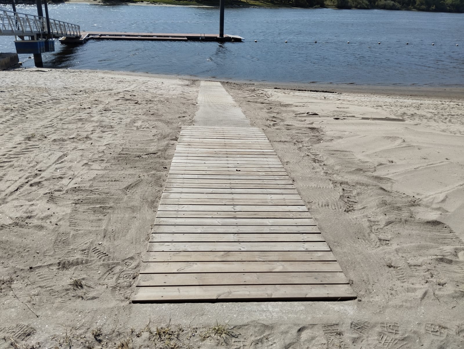 Goián, primeira praia inclusiva e adaptada do río Miño 01