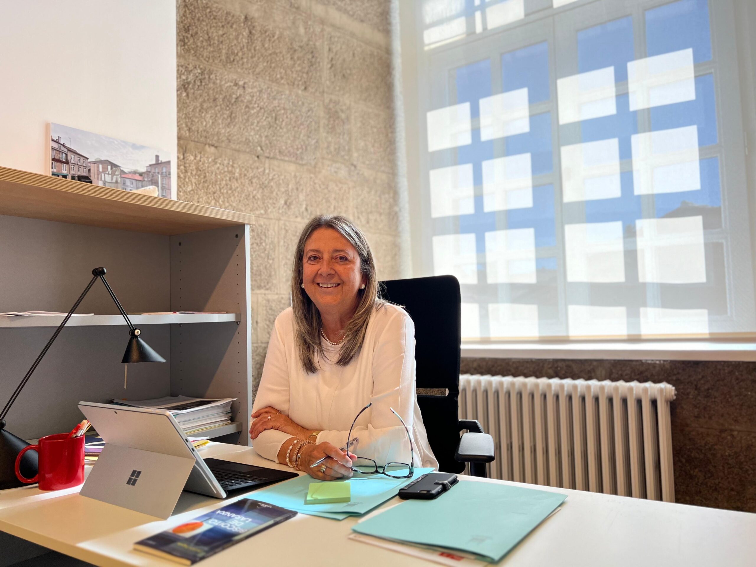 IMAXE – A edil Mila Castro no Pazo de Raxoi