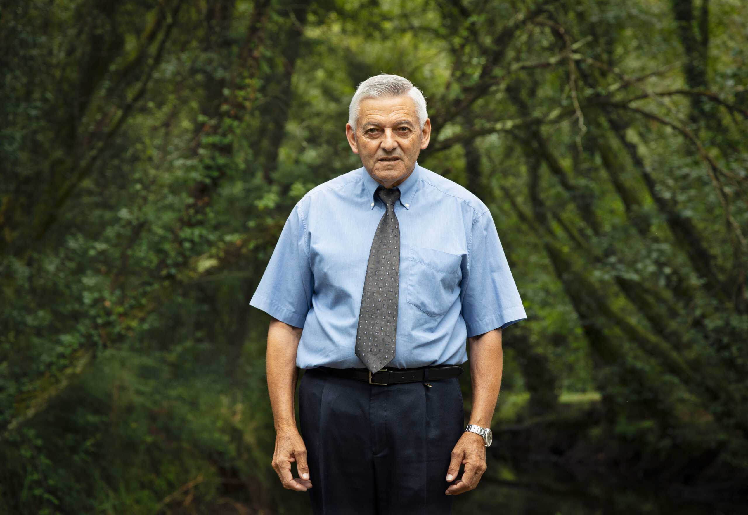 Manolo Álvarez, homenaxeado no acto cívico das Festas do Alivio 2025