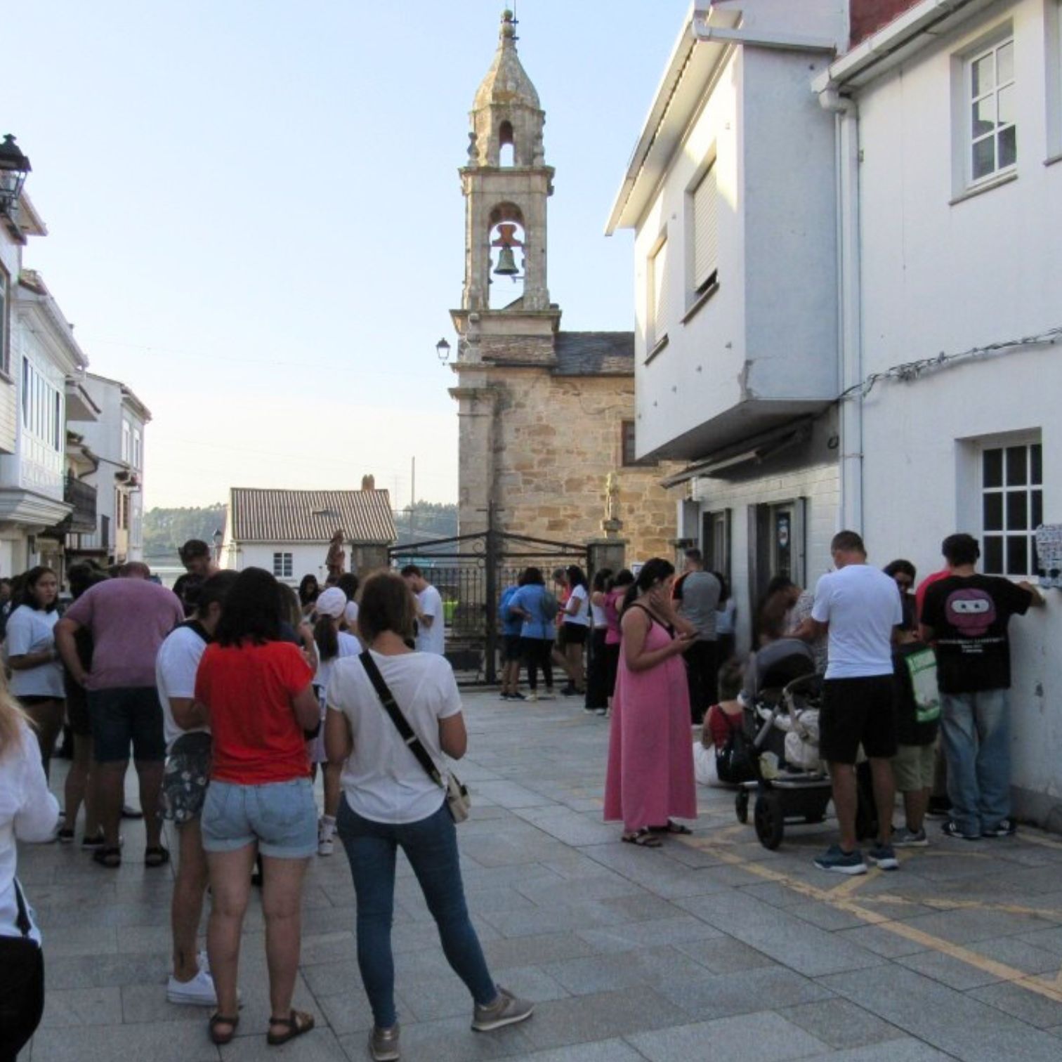 Participantes durante o percorrido