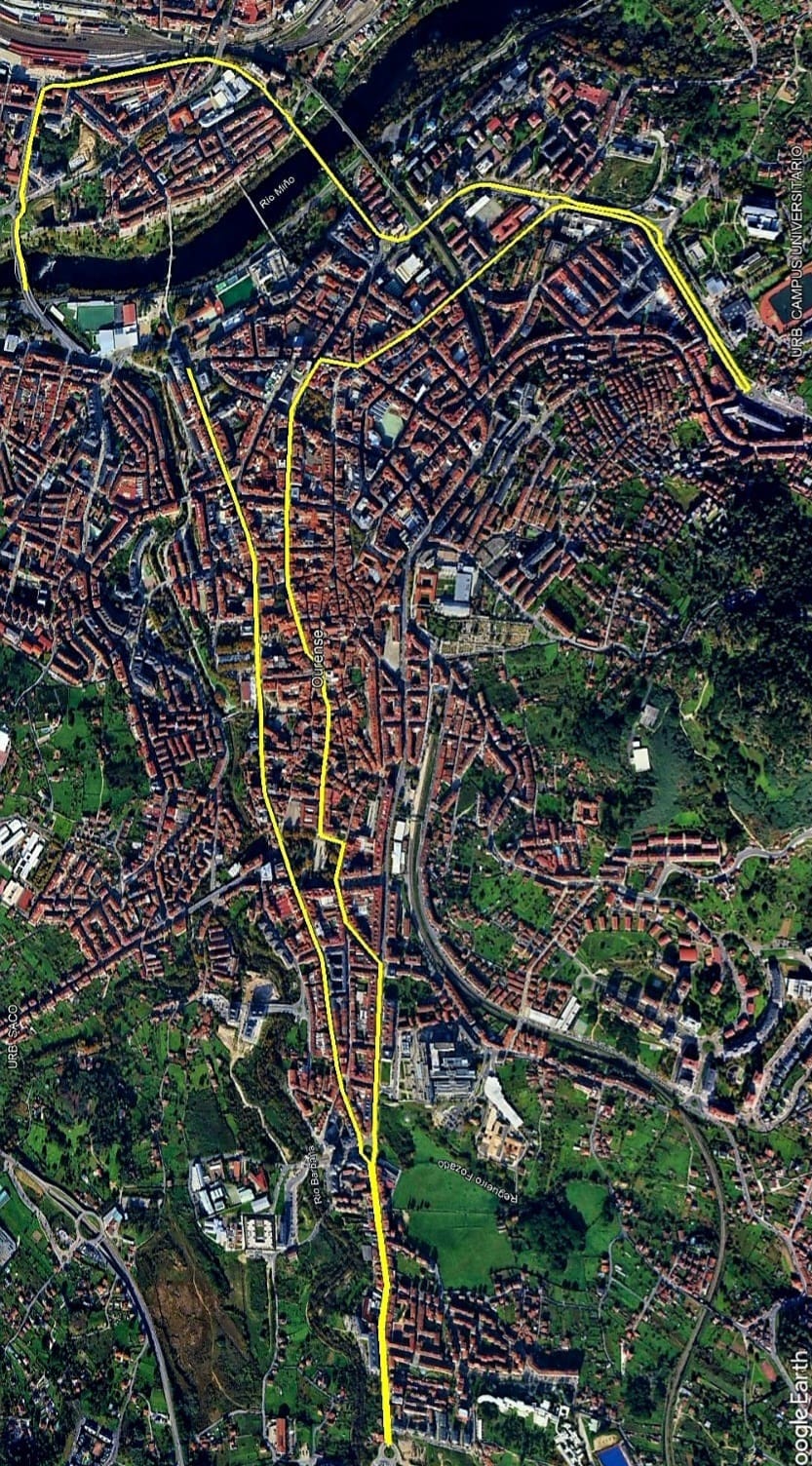 Percorrido da San Martiño 2025