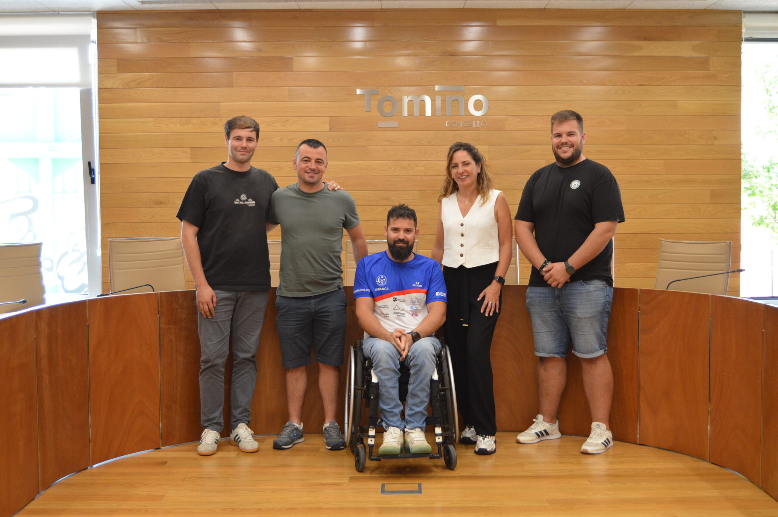 Tomiño recibe a David Mella e Daniel Costas tras brillar no Campionato do Mundo de Piragüismo Sprint e Paracanoe 2025