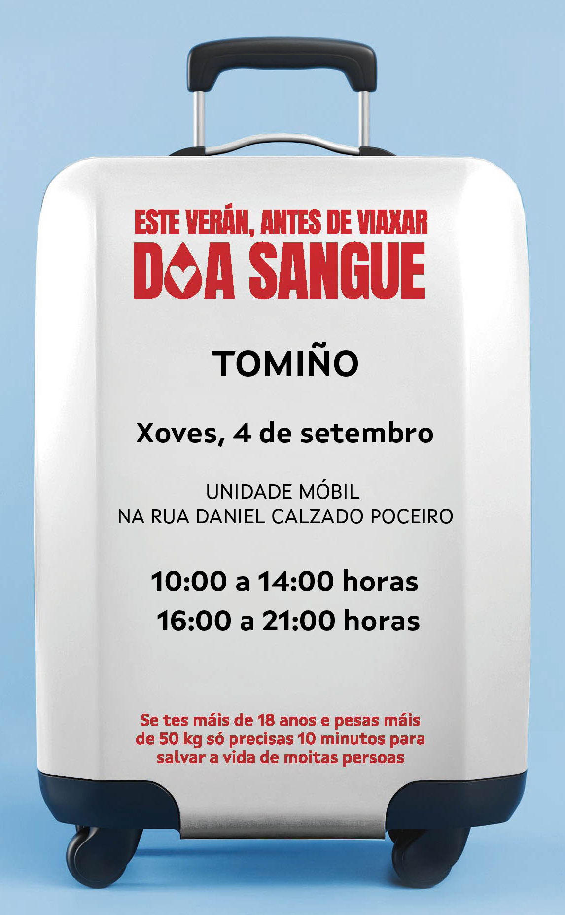 Tomiño súmase á campaña para acadar máis e 27.000 doazóns de sangue este verán