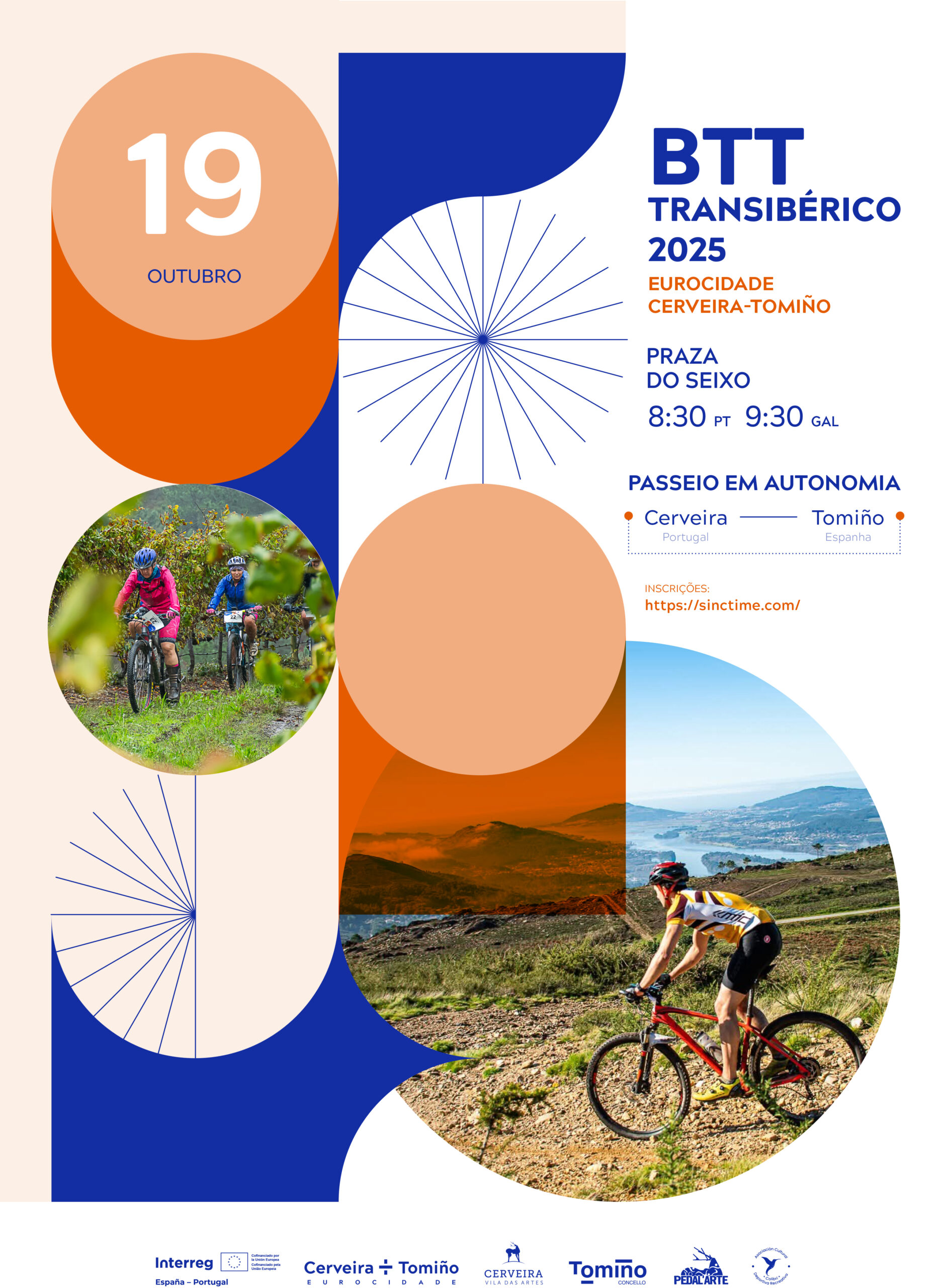 Unha ruta en bicicleta para descubrir fronteiras co II BTT Transibérico 2025 da Eurocidade Cerveira-Tomiño
