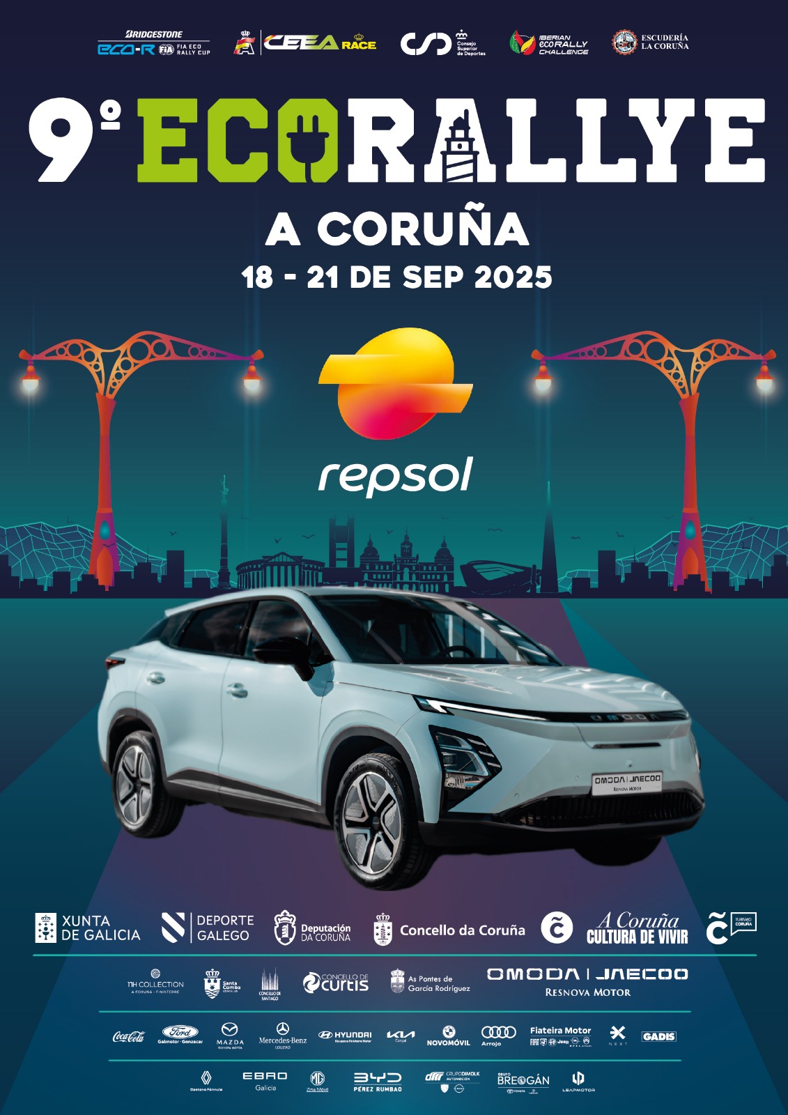 cartel 9º ecorally a coruña
